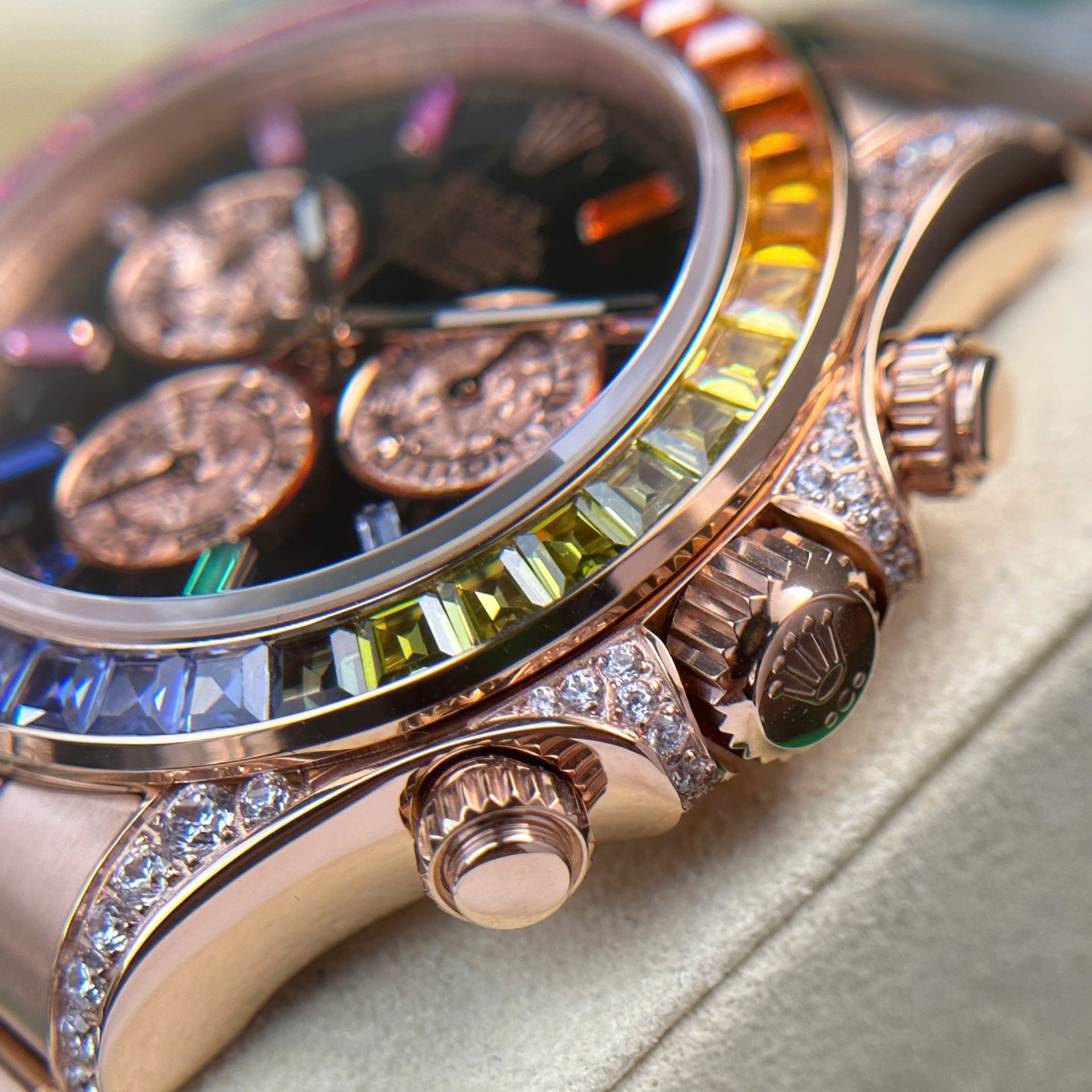 Rolex Cosmograph Daytona Rainbow 116595 Best Replica Watch BT Factory 40mm - Top club