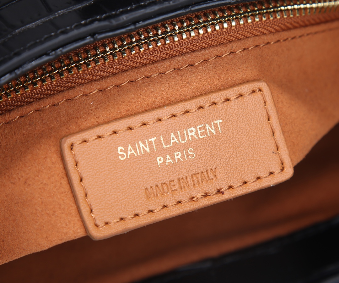 Replica Ysl Le 5 A 7 Hobo Bag In Crocodile-Embossed Leather 20241:1High-quality replica
