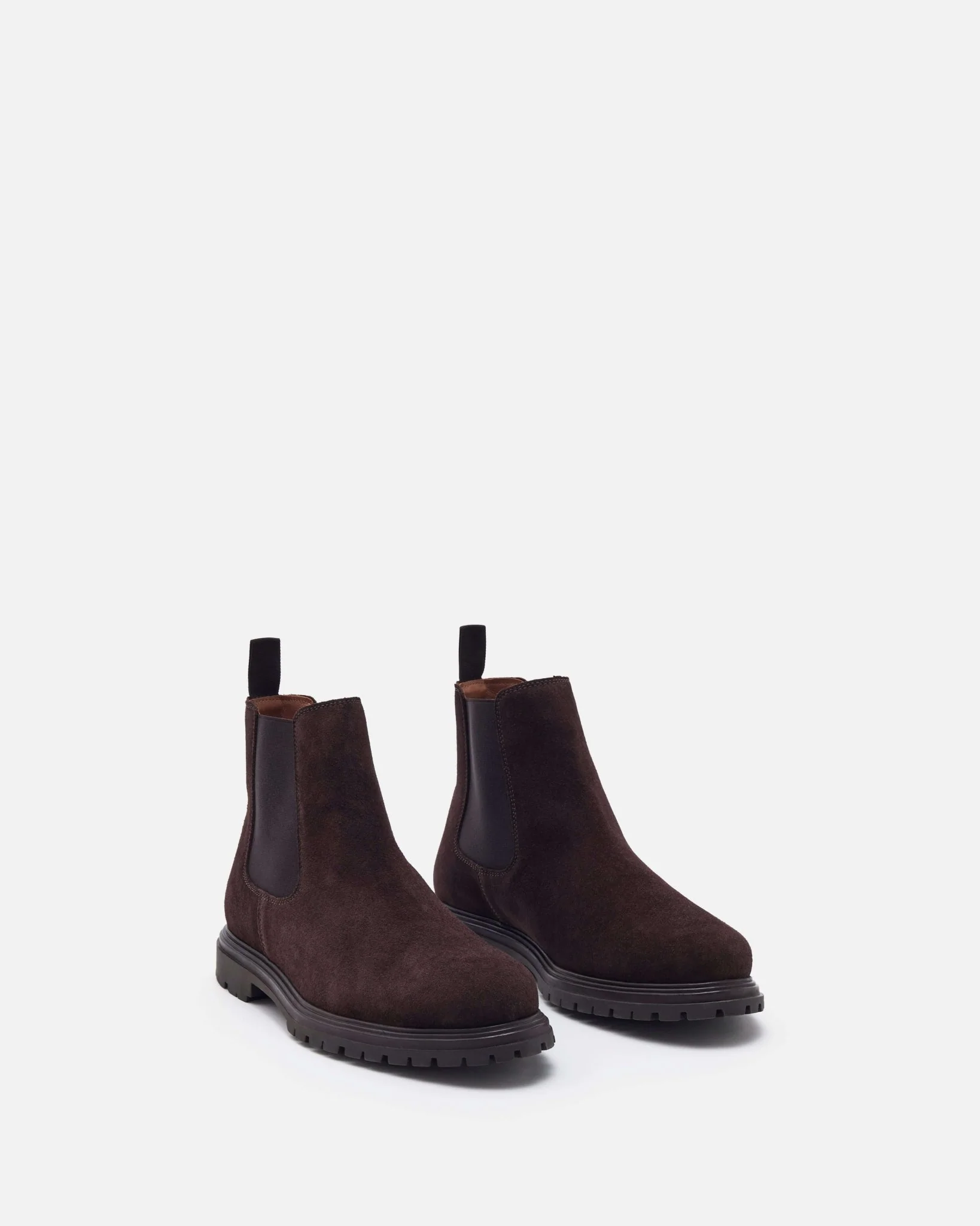 BOOTS JULIUS/VEL - En cuir velours café