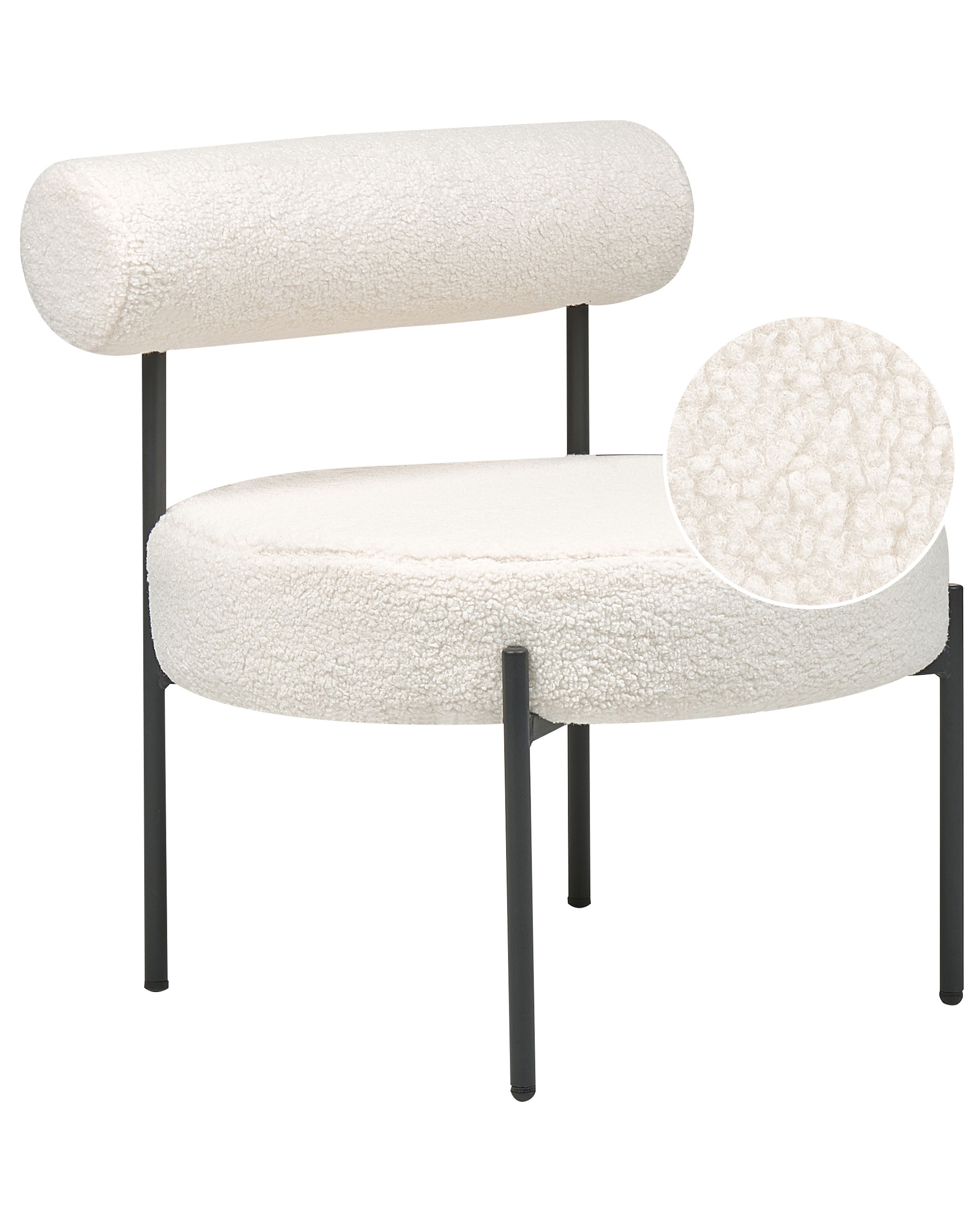 Armchair ALPHA Boucle White