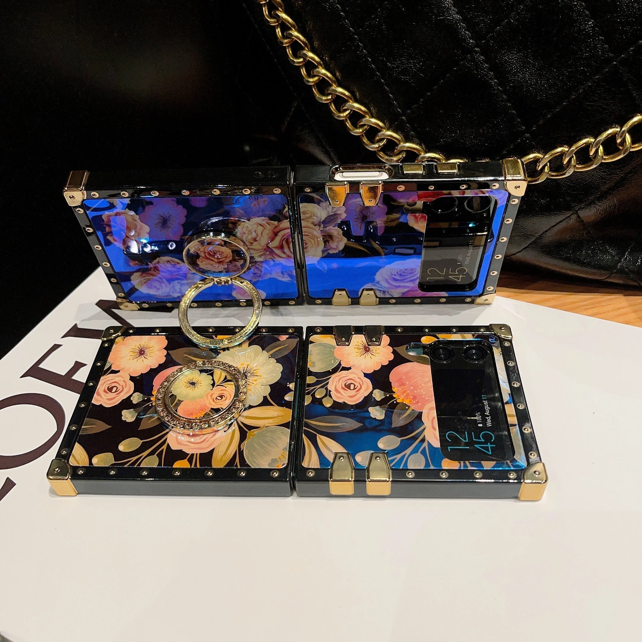 Samsung Galaxy Z Flip6/5/4/3 5G Square Case Aphrodite Ring - Wholesale & Influencer