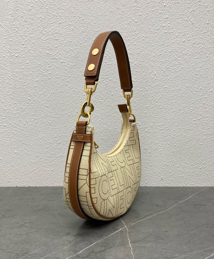 Celine Ava Bag In Denim With Celine All-Over Print Cream1:1High-quality replica