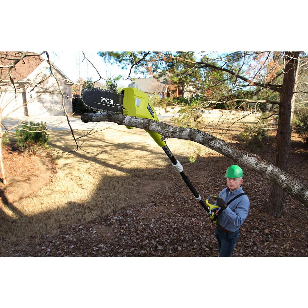 RYOBI RY40506BTL 10 in. 40-Volt Lithium-Ion Cordless Battery Pole Saw (Tool-Only) - Image 7