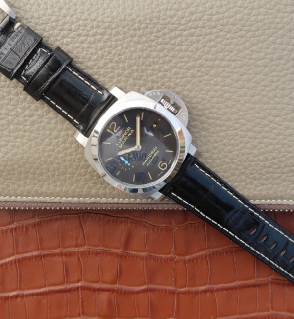 Replica Panerai ZF PAM1392 Black Dial Black Leather Strap P9010 - Top club