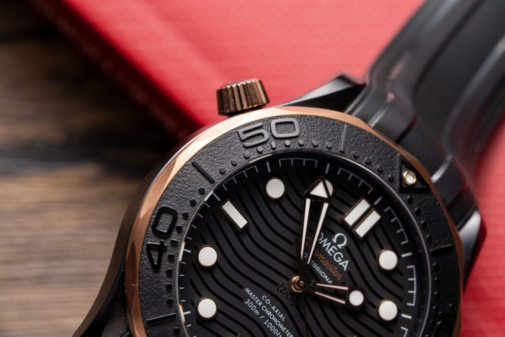 Omega Replica Watch Seamaster Black Dial Rubber Strap VS Factory 42mm - Top club