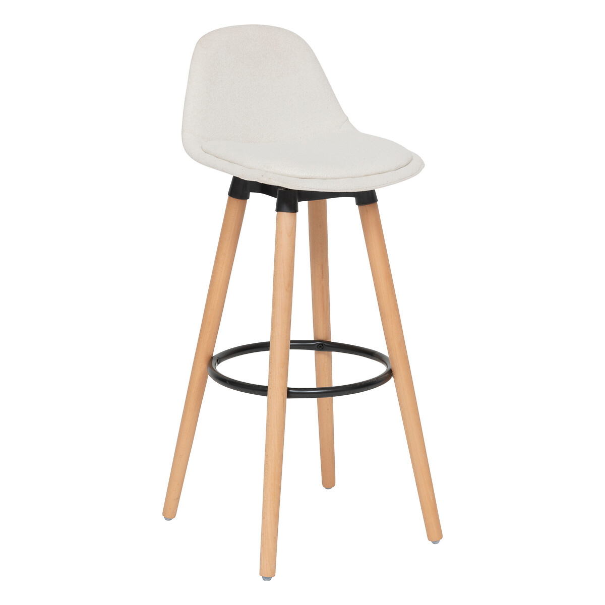 Bar stool "Maxon" White, H.92.5 cm