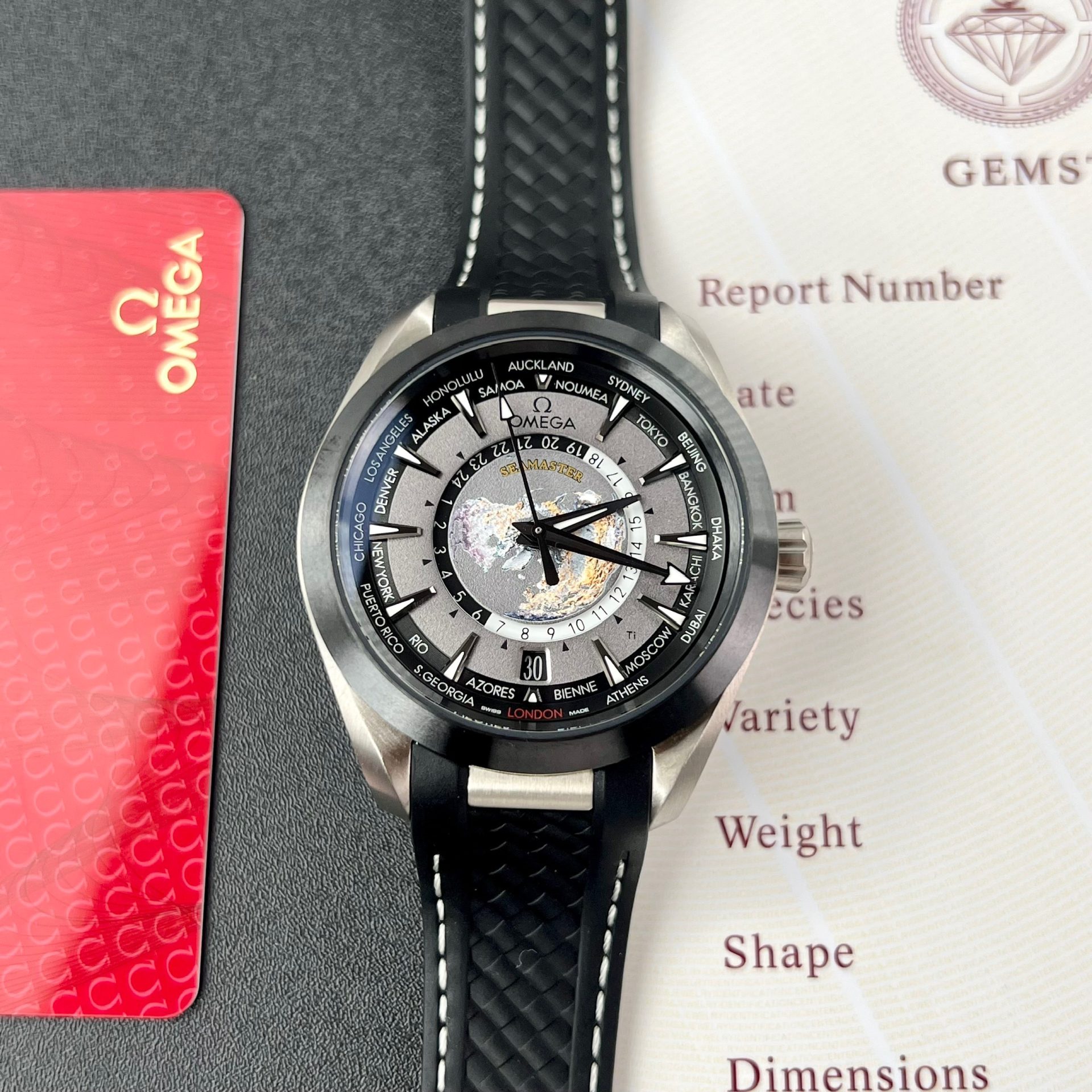 Omega Replica 1:1 Watch Seamaster Aqua Terra Worldtimer Factory VS 43mm - Elite Watch Atelier