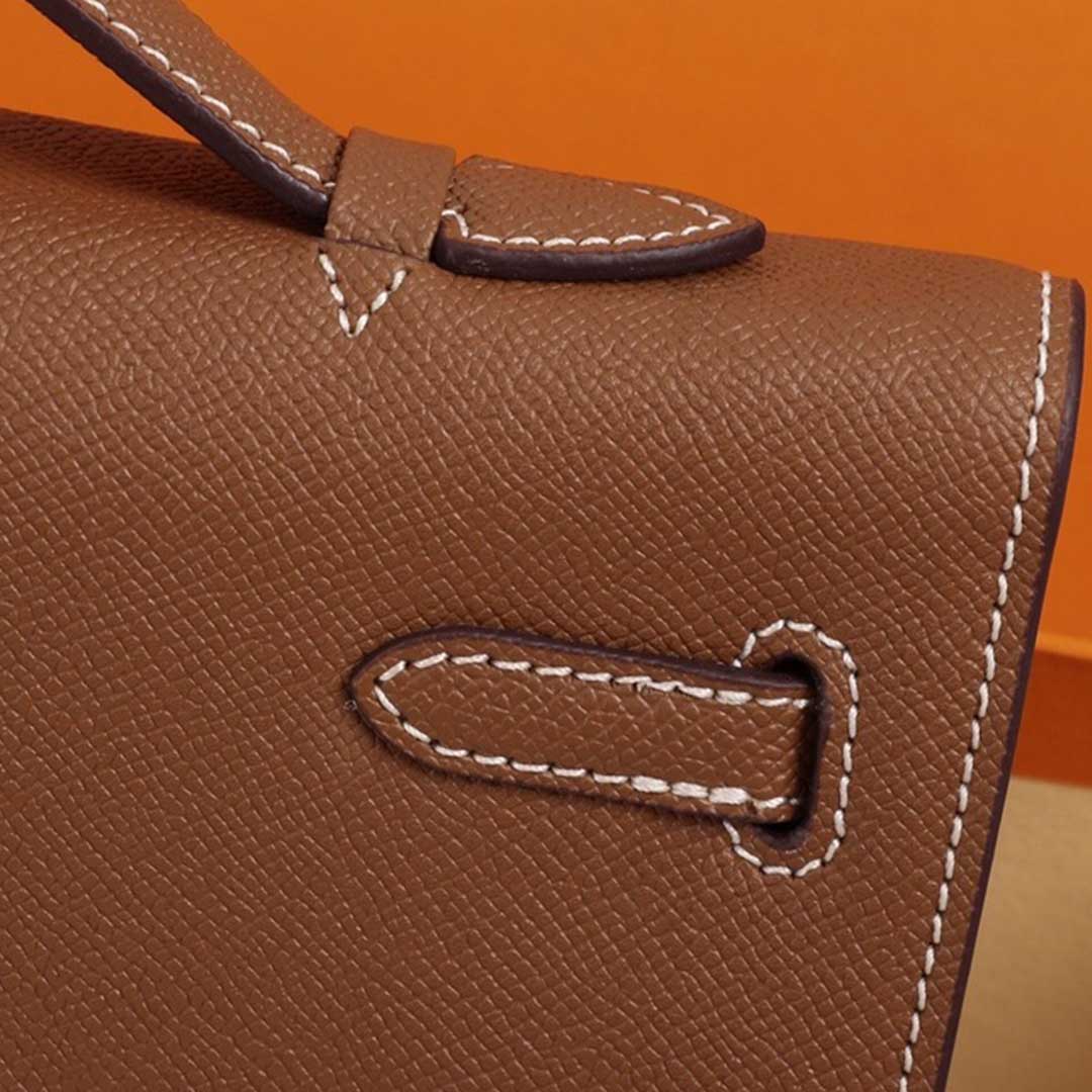 Replica Hermes Aaa-Kelly Cut Pochette Black/Brown/Blue1:1High-quality replica