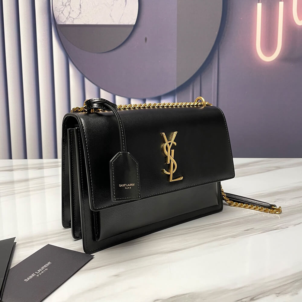 YSL SUNSET MEDIUM CHAIN BAG IN SMOOTH LEATHER1:1High-quality replica