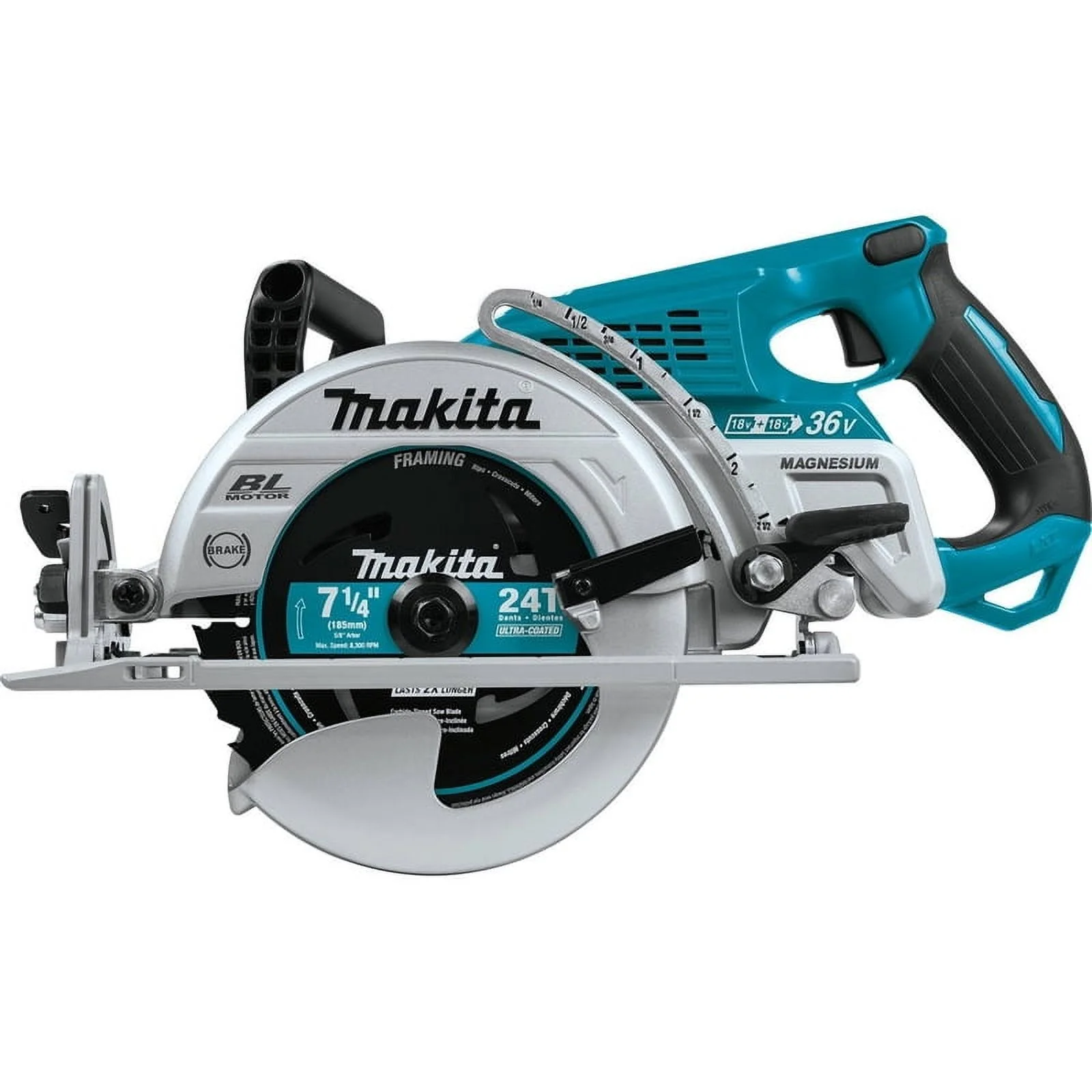 Makita Circular Saw, 7.25 in Dia, 5100 RPM XSR01Z - Image 12