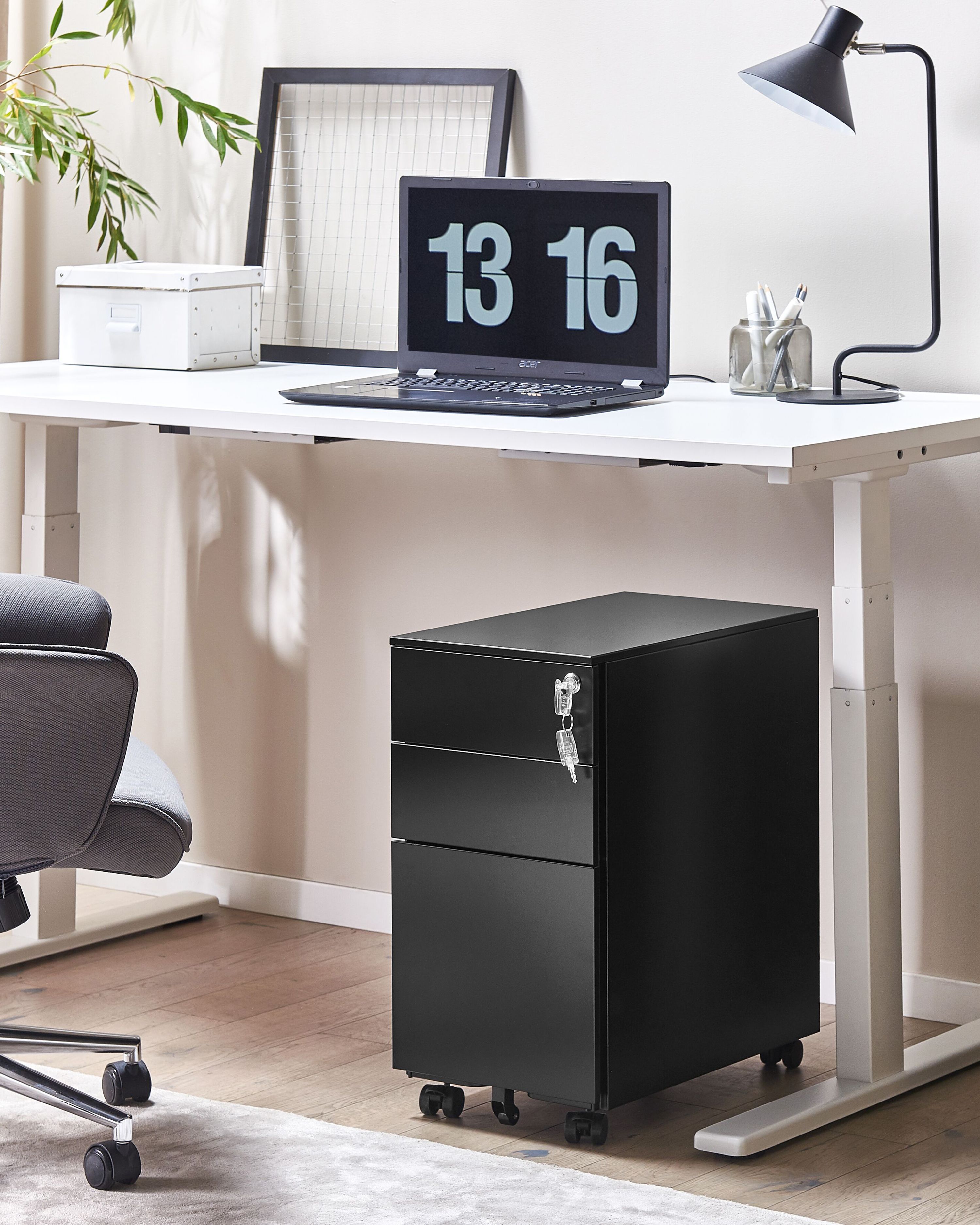 Storage Unit BOLSENA Metal Black
