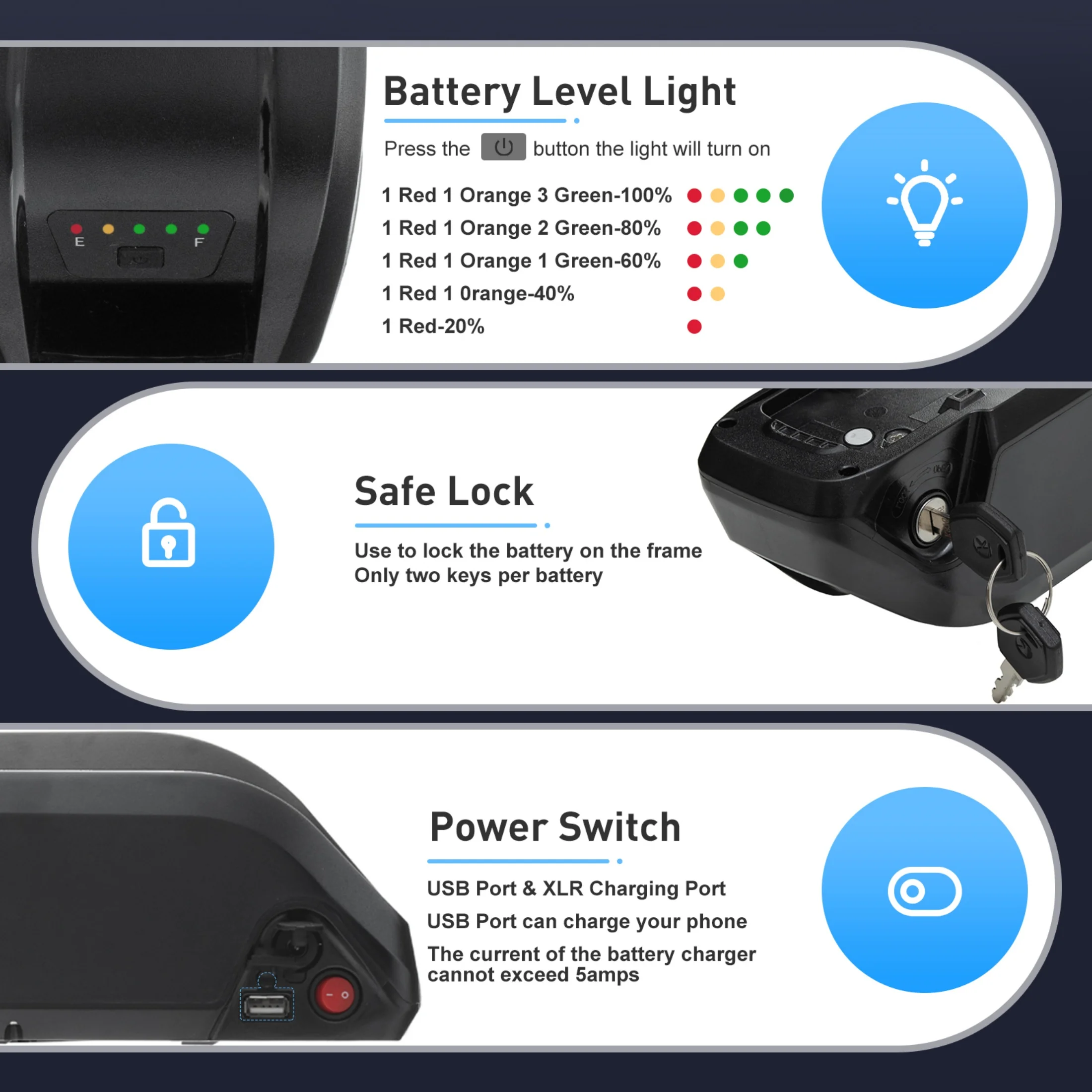4Pin 36V 20AH Battery Electric Scooter Battery 750W 36V Ebike Battery for Adult Electric Bike Motor - Image 14