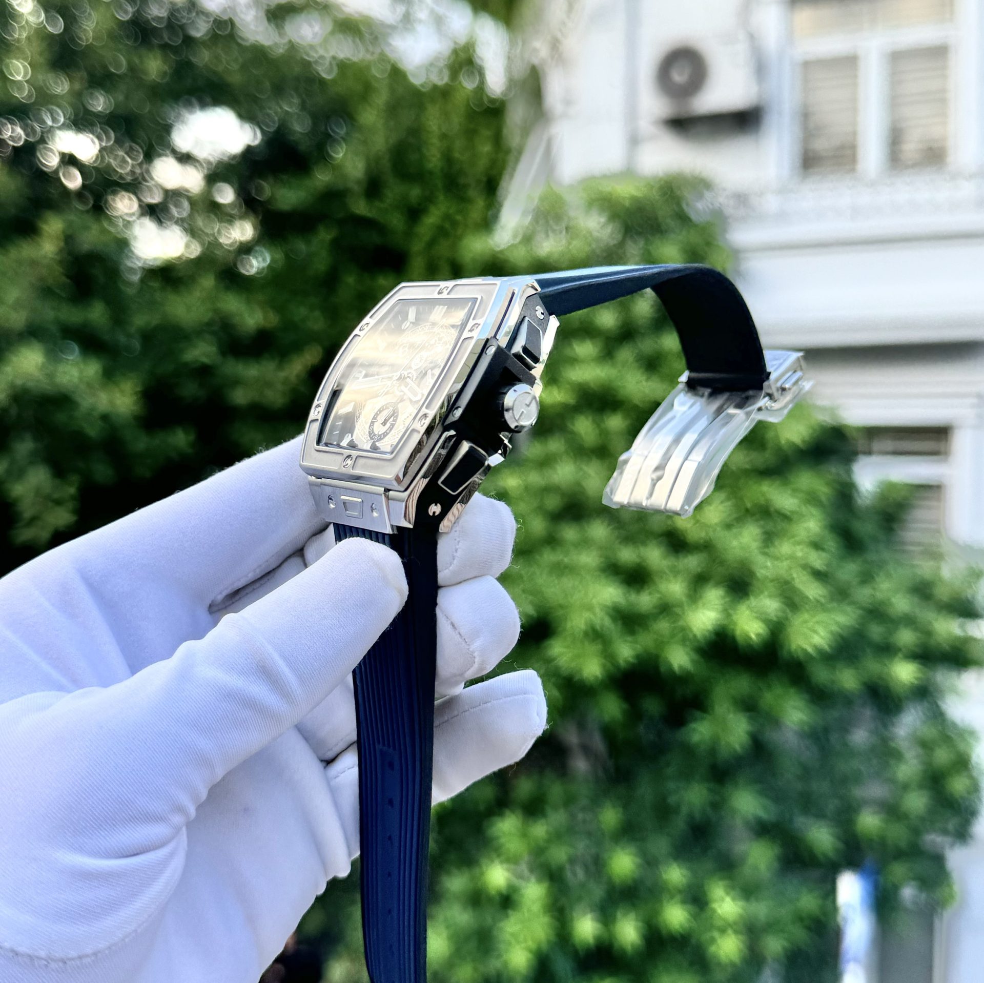 Hublot Replica 1:1 Watch Spirit Of Big Bang Blue Titanium Chronograph 42mm - Top club