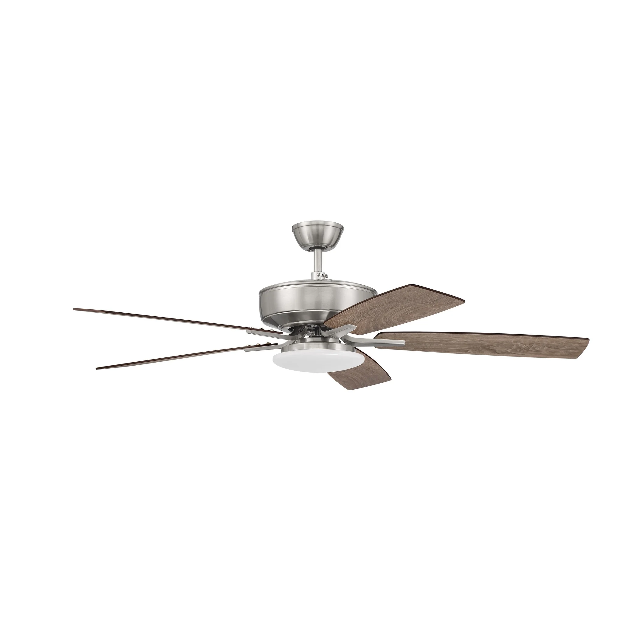 P112SB5-52BWNFB-Craftmade Lighting-Pro Plus 112 Series - 52 Inch 5 Blade Ceiling Fan with Low Profile Light Kit