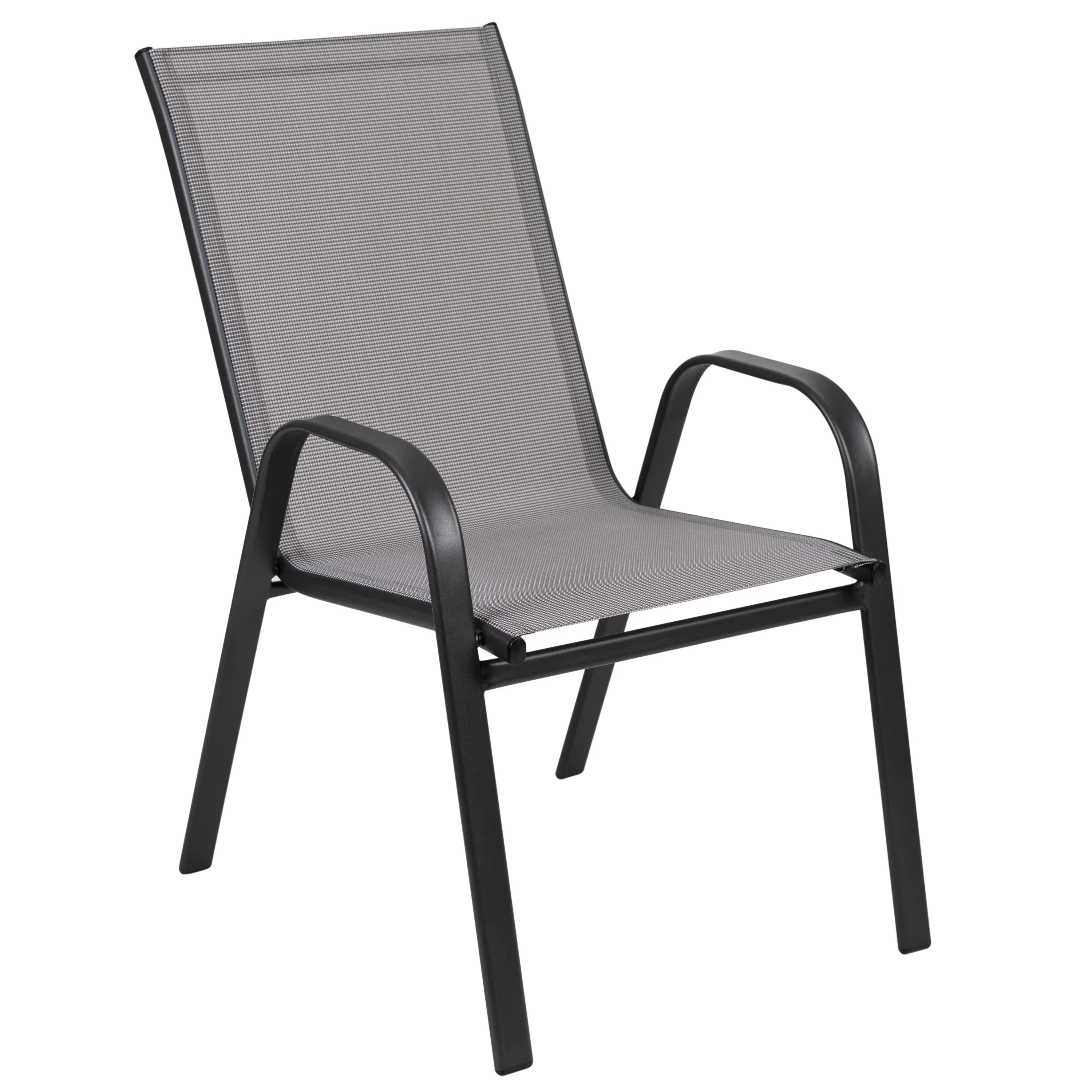 Emma + Oliver Outdoor Stack Chairs, Gray, 4 Pack, 21.25in W x 29in D x 36in H - Image 17 Emma + Oliver Outdoor Stack Chairs, Gray, 4 Pack, 21.25in W x 29in D x 36in H - Image 17