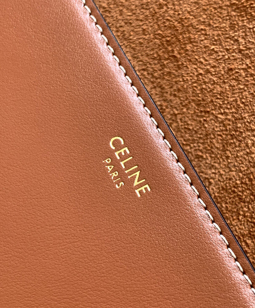 Celine Besace Cuir Triomphe In Smooth Calfskin Coffee1:1High-quality replica