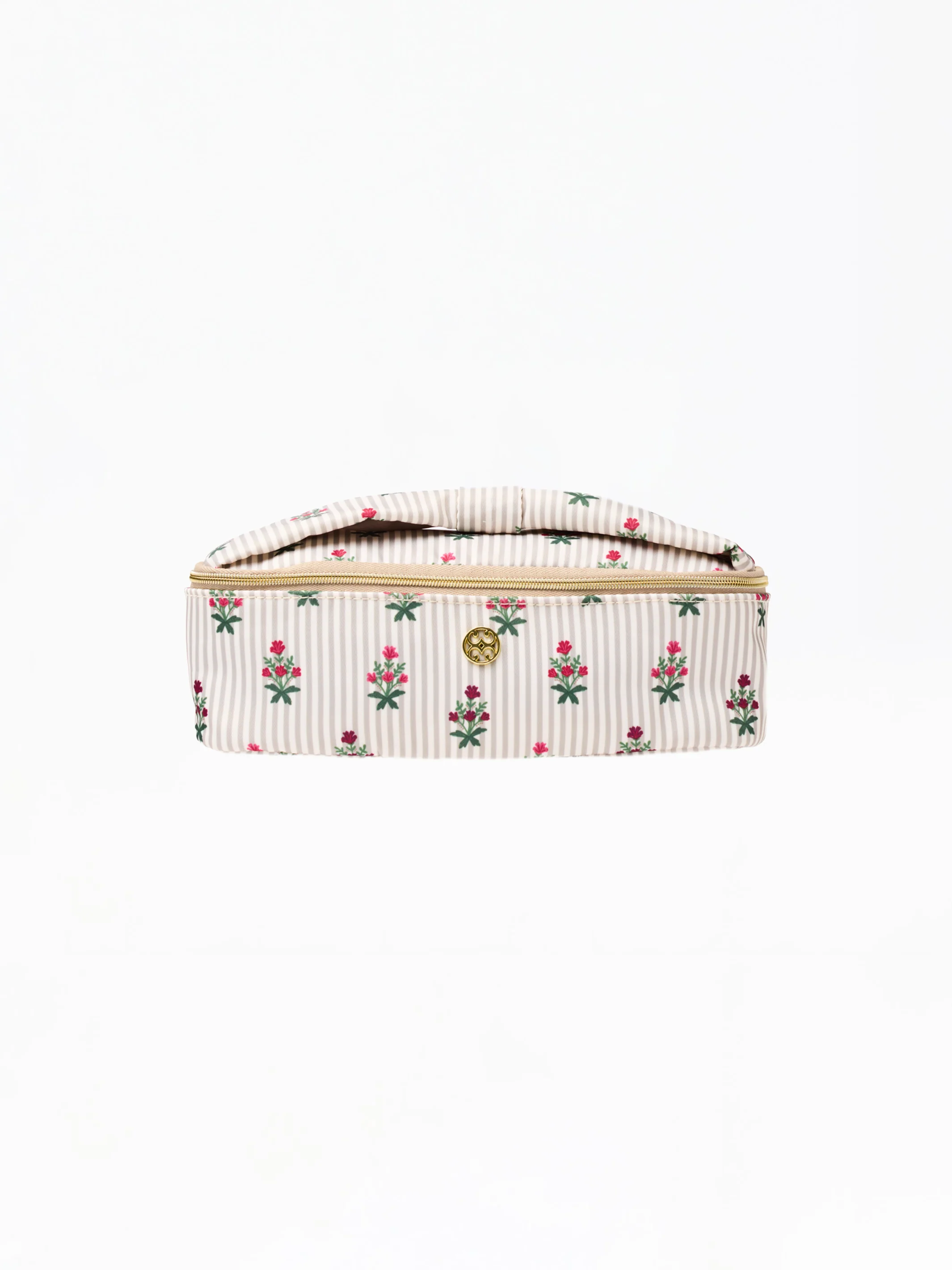 Kiss and Makeup Mini Bag | Cottage Stripes