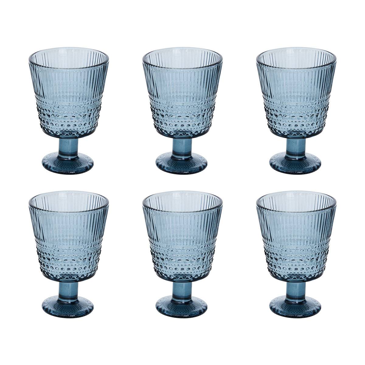Wine glass "Joa" Glass, 235 ml, Blue
