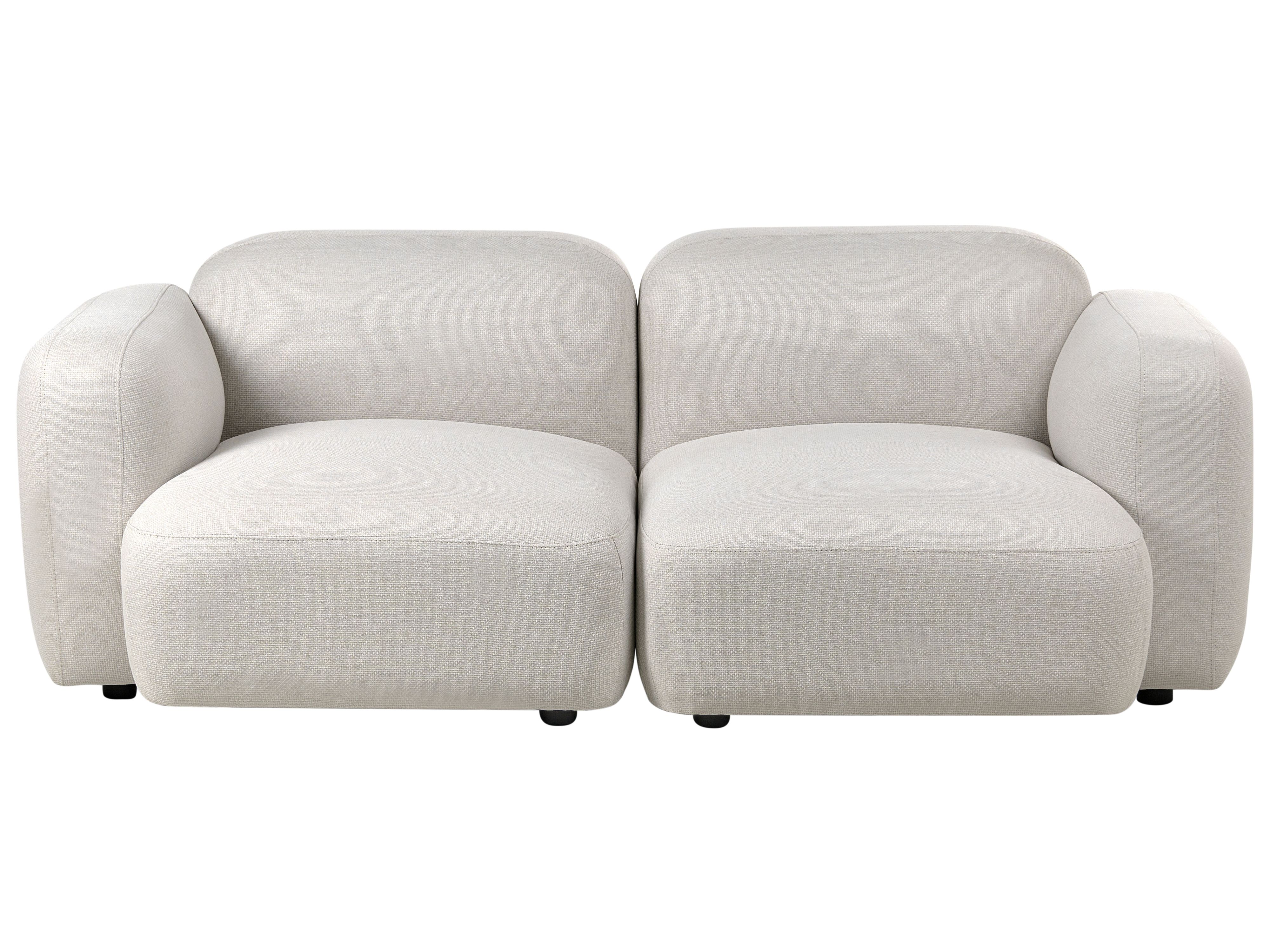 Sofa 3 Seater AFOSS Fabric Light Beige