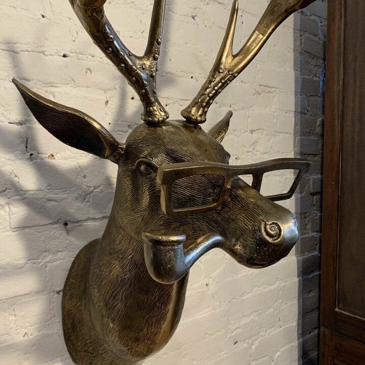 Creatieve Dierenkop Wanddecoratie Set – Unieke Muurdecoraties voor Woonkamer, Handgeschilderd en UV-Bestendig