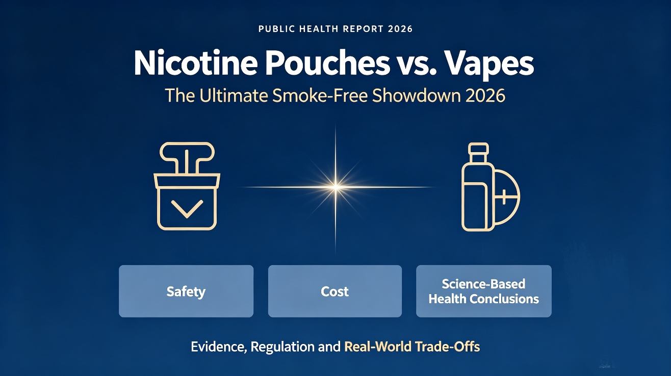 Nicotine Pouches vs. Vaping: The 2026 Ultimate Smoke-Free Showdown – Safety, Cost, and Science-Backed Health Verdict