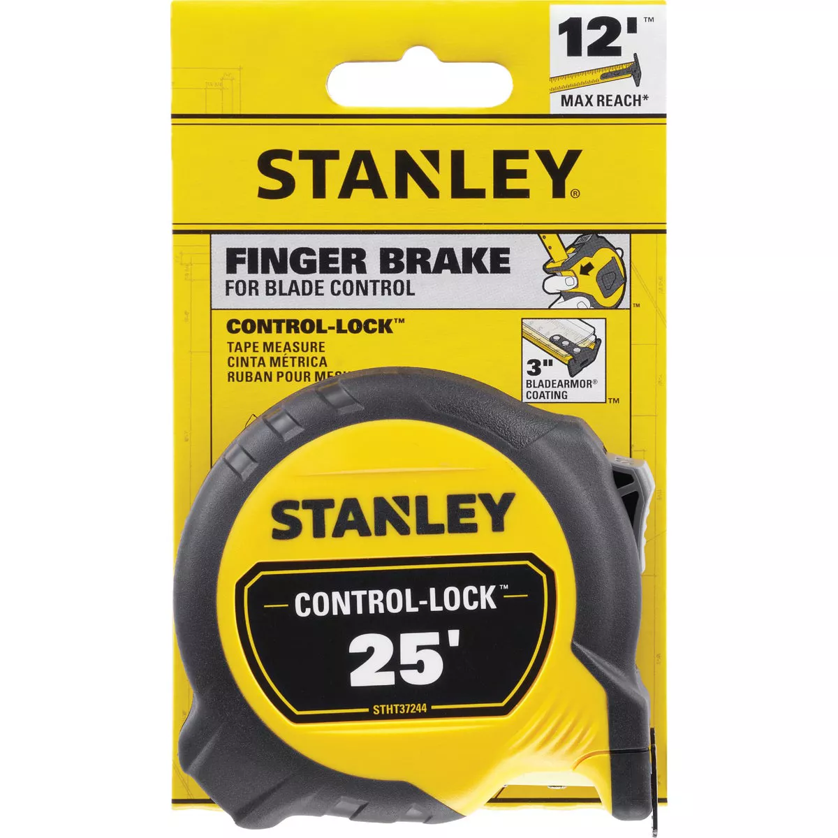 Stanley 25 Ft. Control-Lock Tape Measure