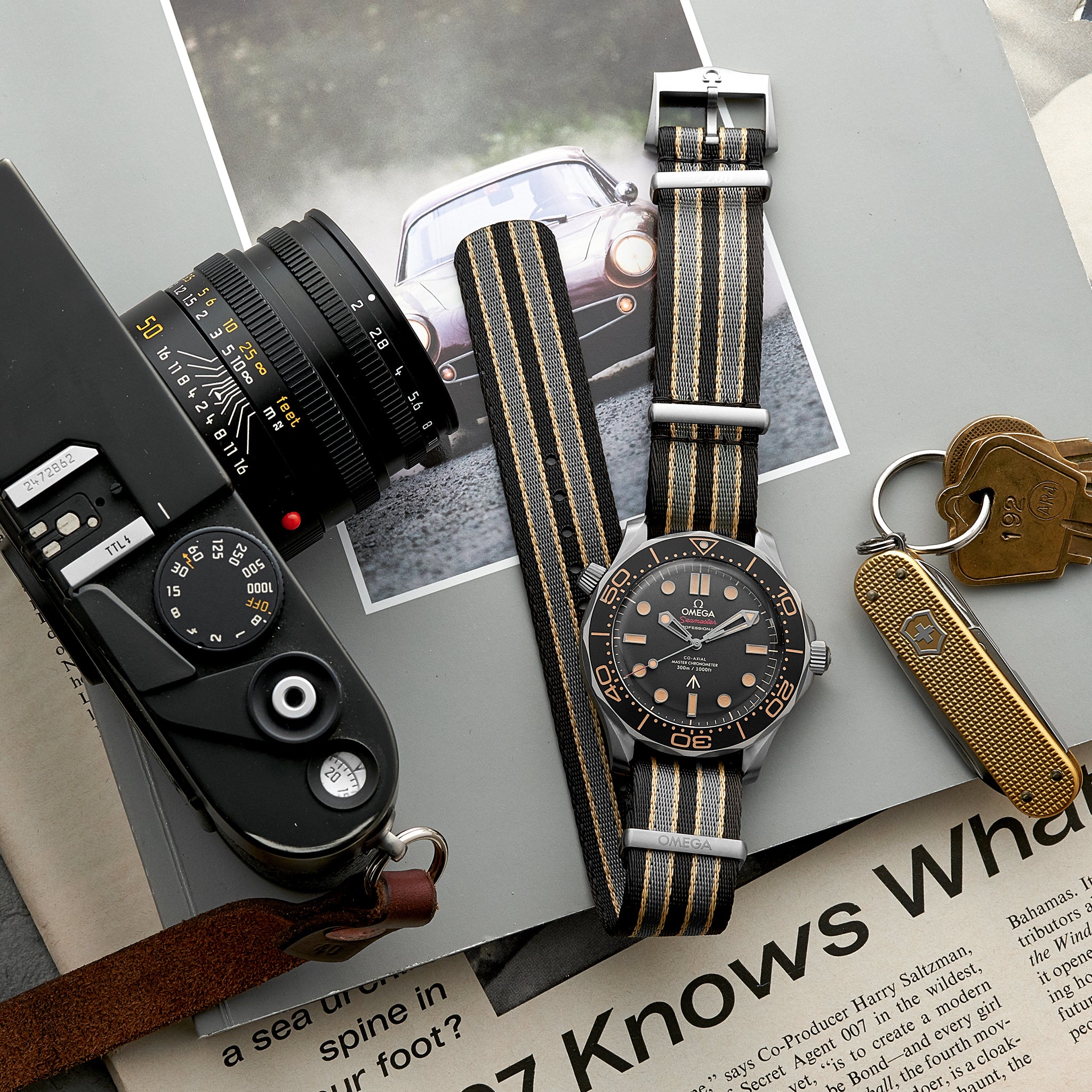 Seamaster Diver 300M Co-Axial Master Chronometer 42mm Titanium 007 Edition(1:1 replica) - Top club