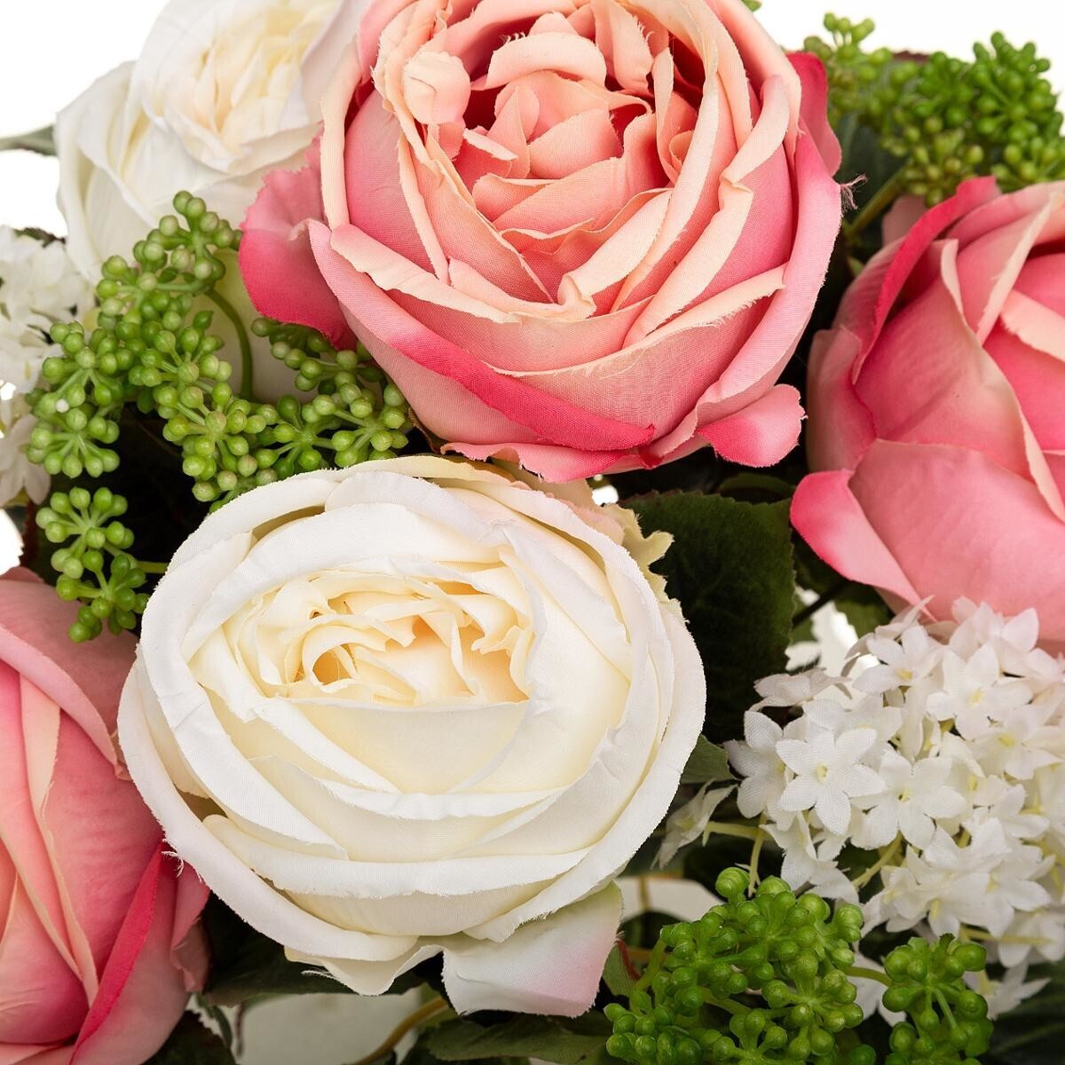 Artificial round bouquet H.35 cm