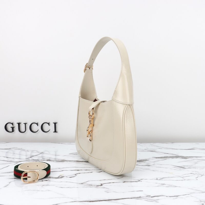 Replica Gucci G Jackie Small Patent White1:1High-quality replica