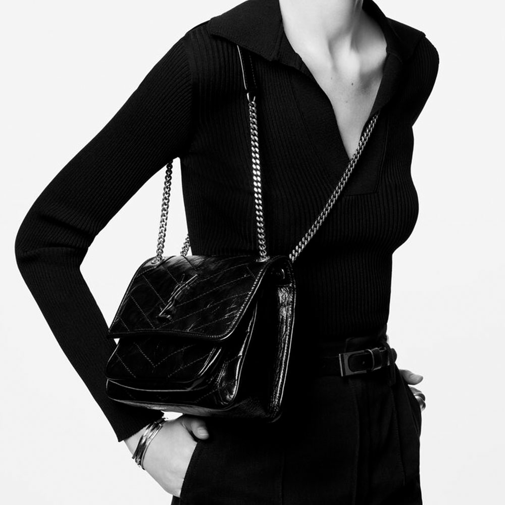 Saint Laurent YSL Niki Baby In Vintage Leather1:1High-quality replica