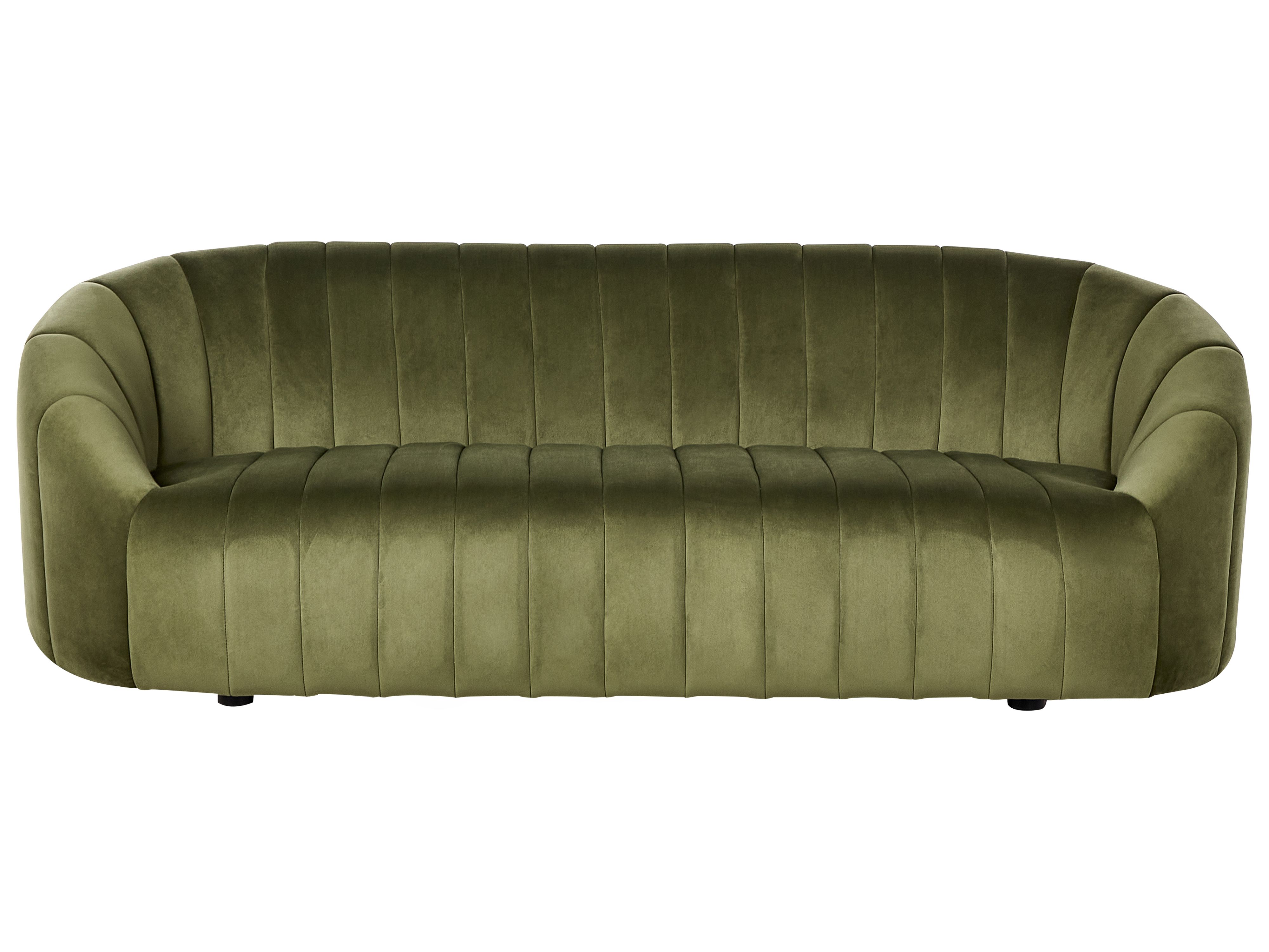Sofa 3 Seater MALUNG Velvet Dark Green
