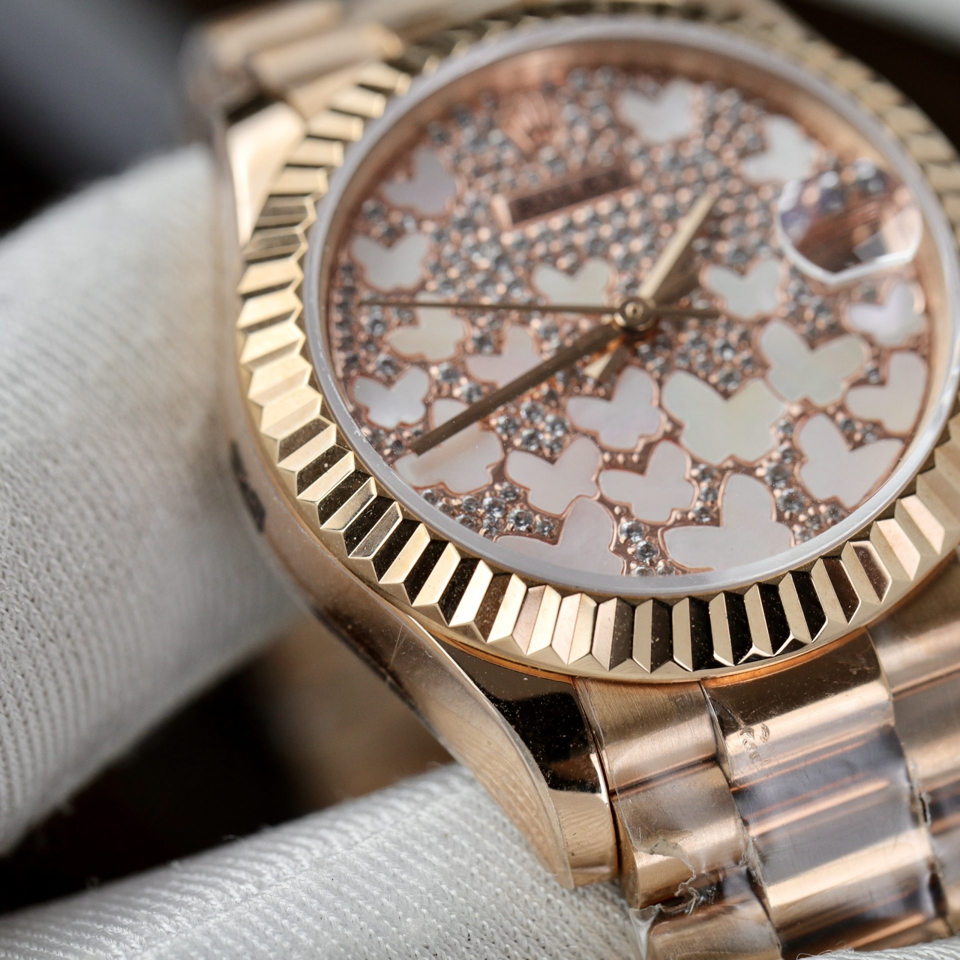 Rolex Replica Watch DateJust 278275 Womens Butterfly Dial 31mm - Elite Watch Atelier