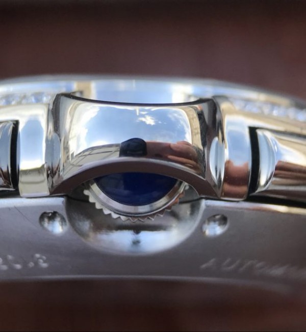 Replica Cartier Ballon Bleu De Cartier Chrono SS White Dial Diamonds Bezel A8101 - Top club