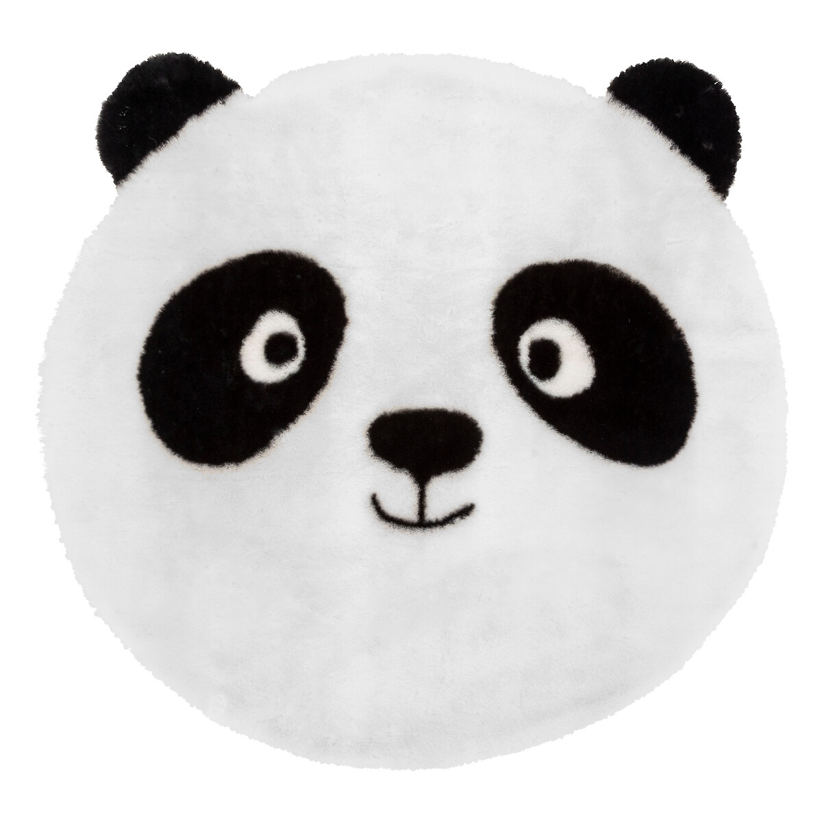 Children's panda rug "Andy" Black & White, D. 100 cm