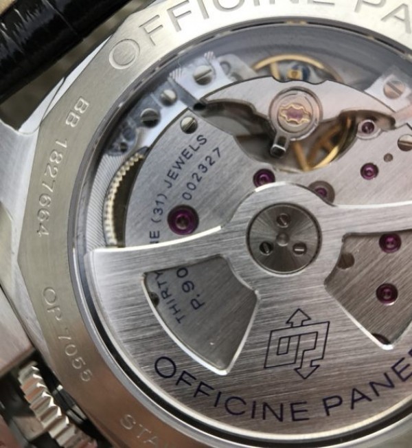 Replica Panerai ZF PAM1392 Black Dial Black Leather Strap P9010 - Top club