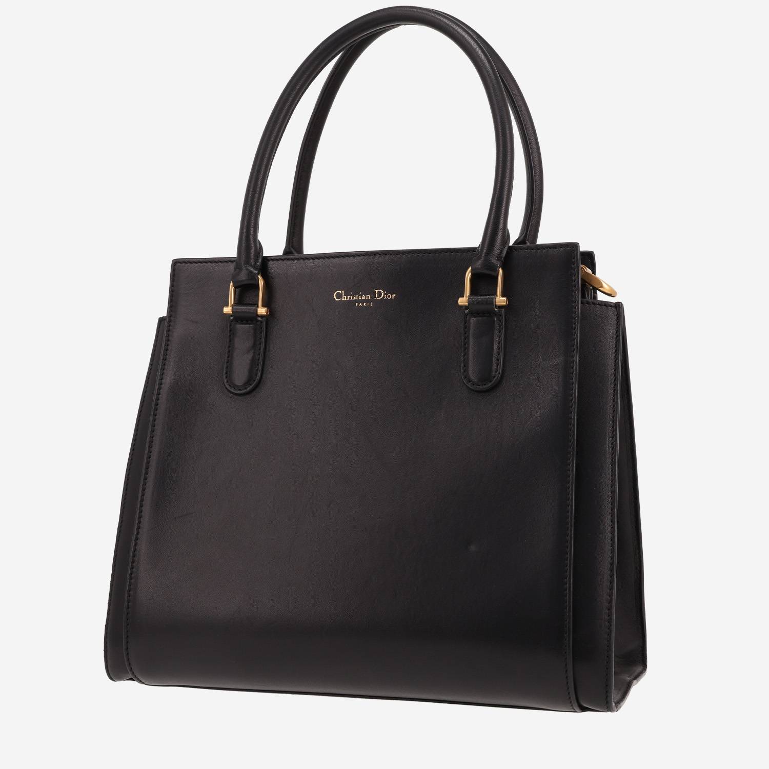 Dior Dior21st Tote handbag in black leather1:1High-quality replica