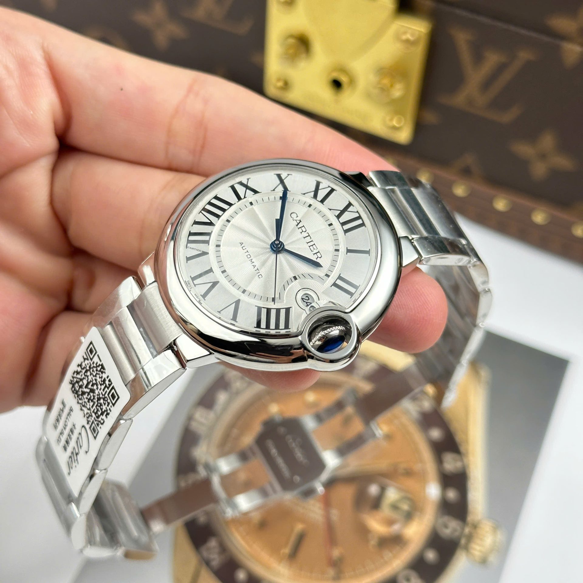 Cartier Ballon Bleu Replica Watches White Dial Automatic Movement AF Factory 40mm - Top club