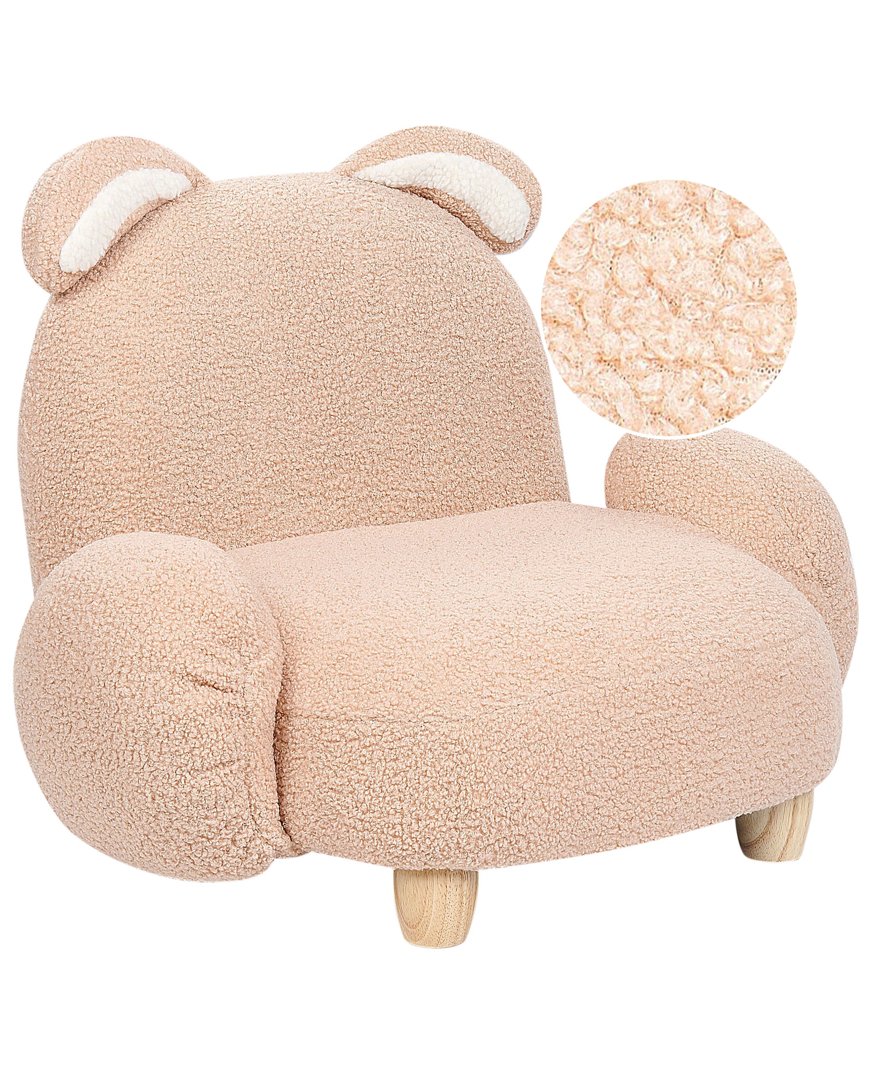 Kids Armchair Rabbit KANNA Boucle Beige