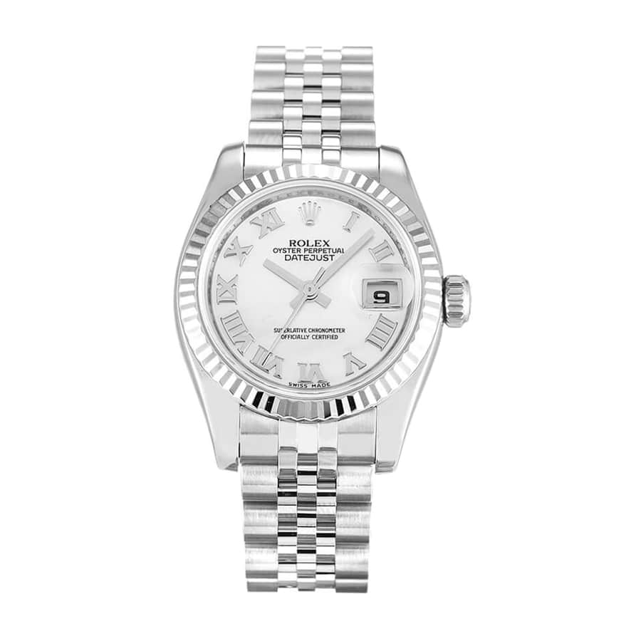 Rolex Datejust 179174 White Roman Numeral Dial Replica - Top club