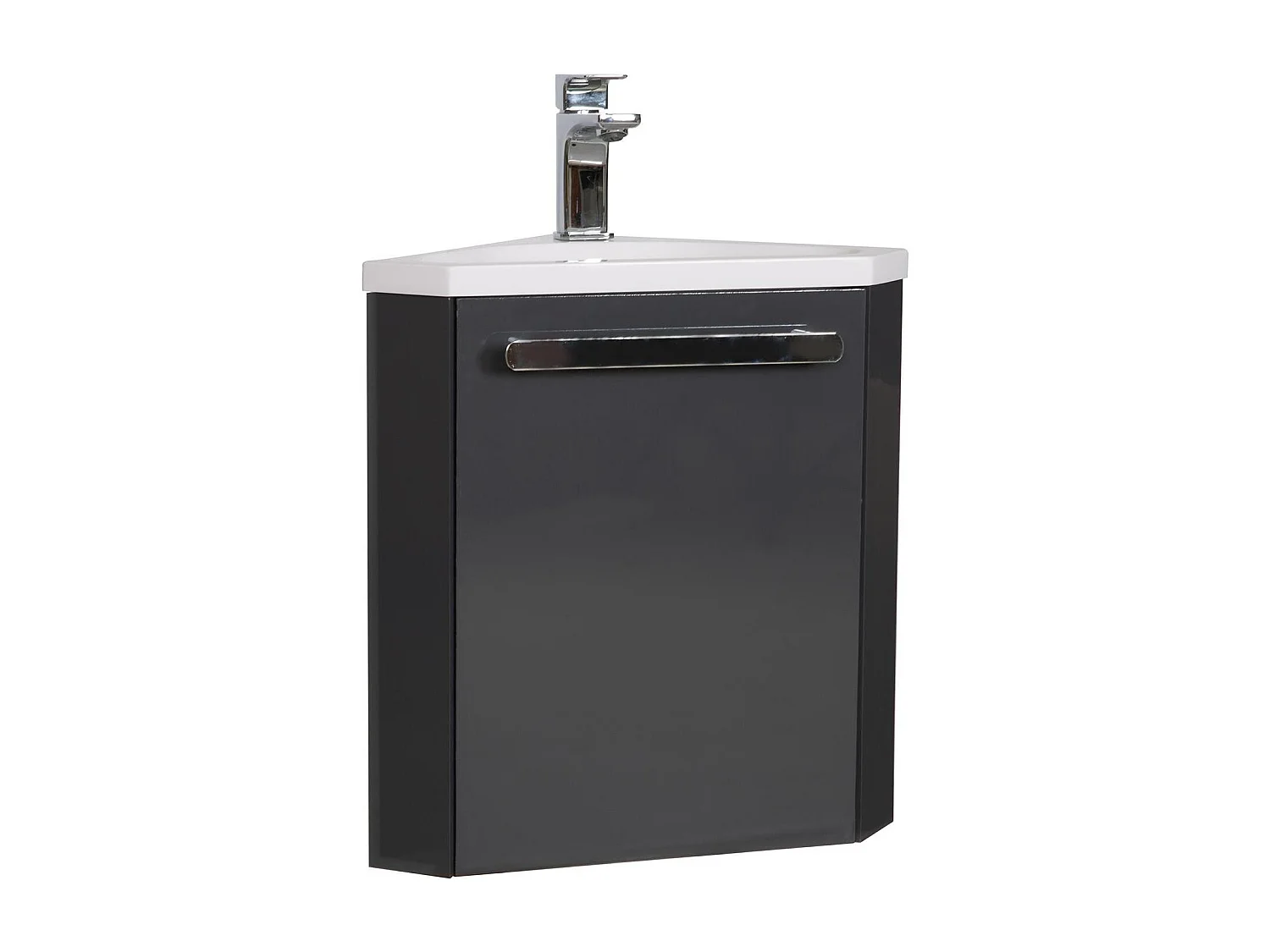 Meuble lave-mains SKINO + robinet chromé