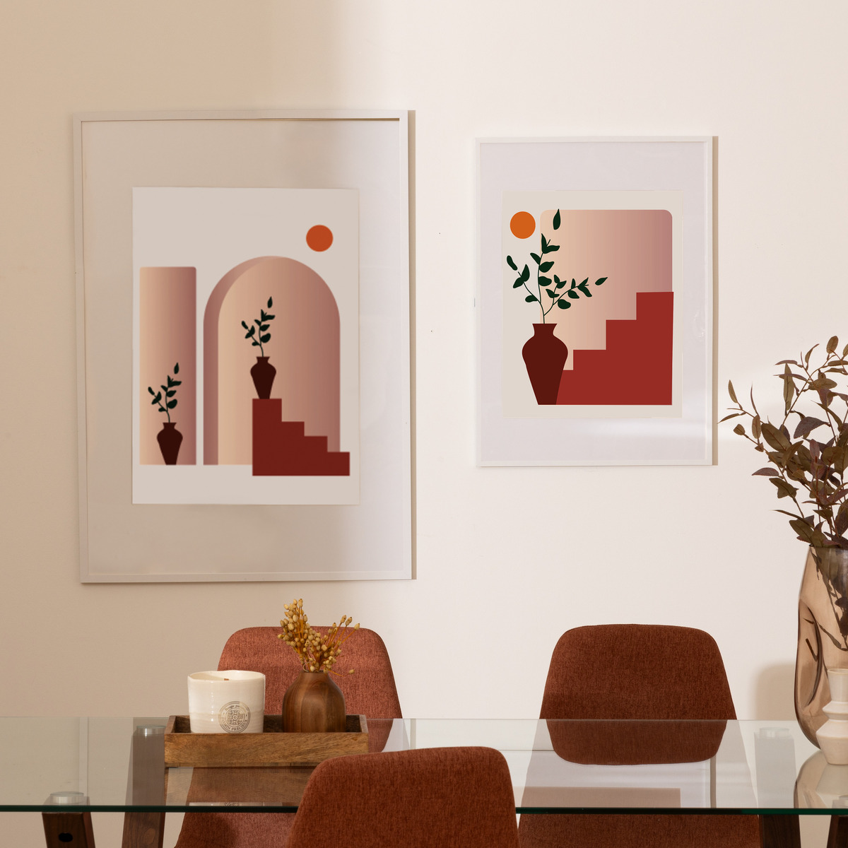 Photo frame "Manu" White, 70x100 cm