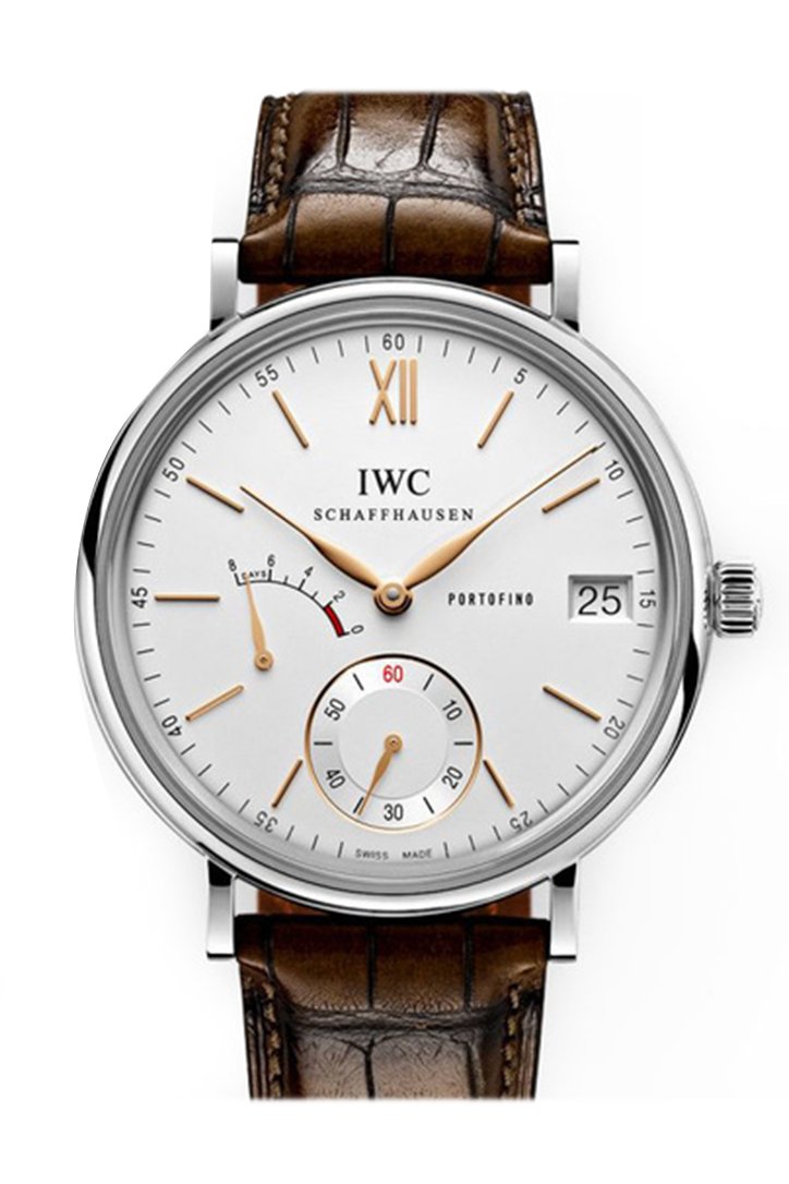 IWC Portofino Hand Wound Eight Days Silver Dial Men's Watch IW510103(1:1 replica) - Top club