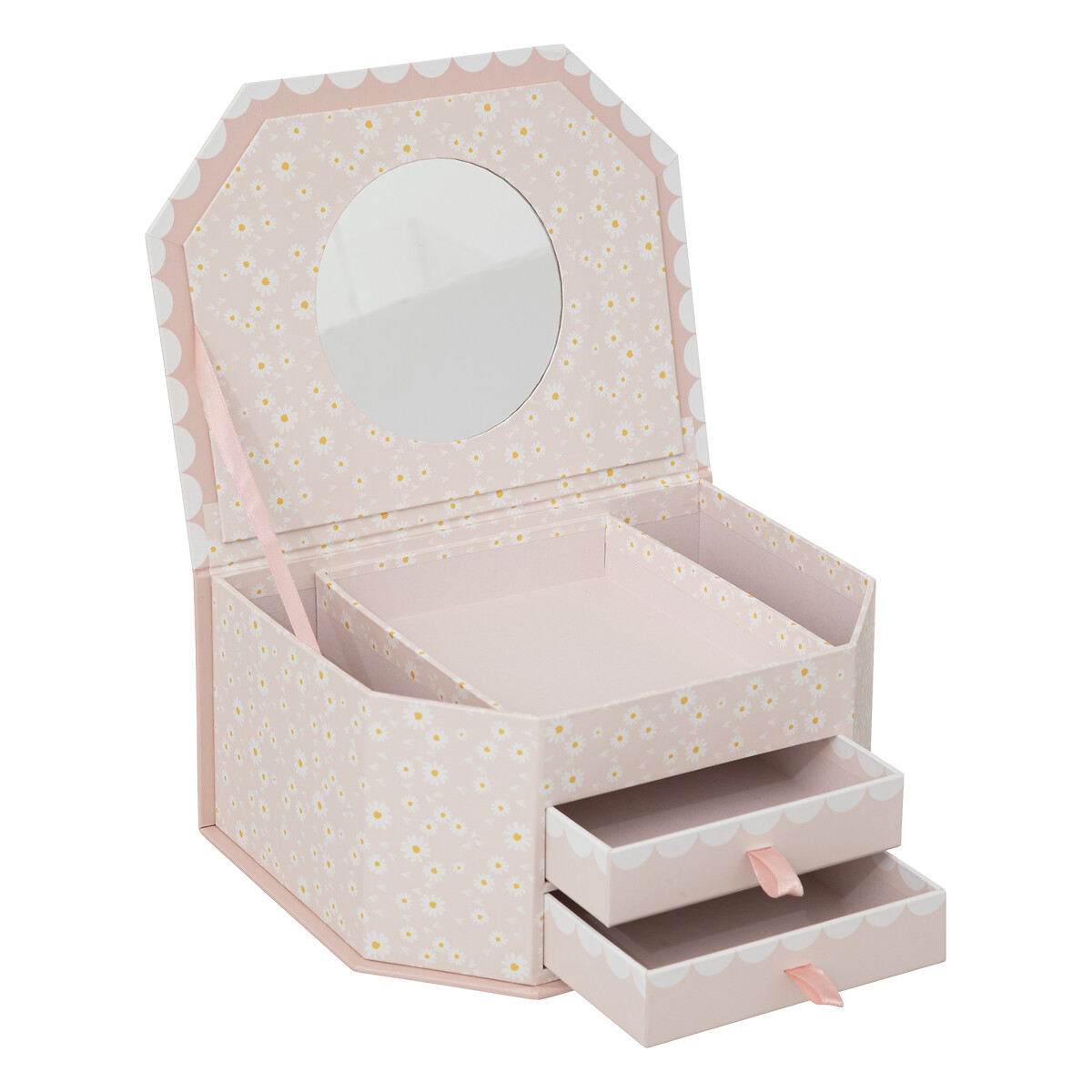 "Lana" kids' jewellery box Pink, 21x10 cm