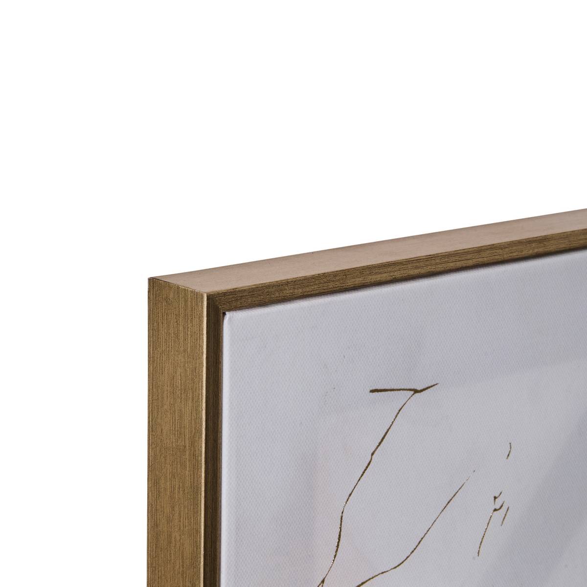 Framed Canvas Print "Hilo" 60x60 cm