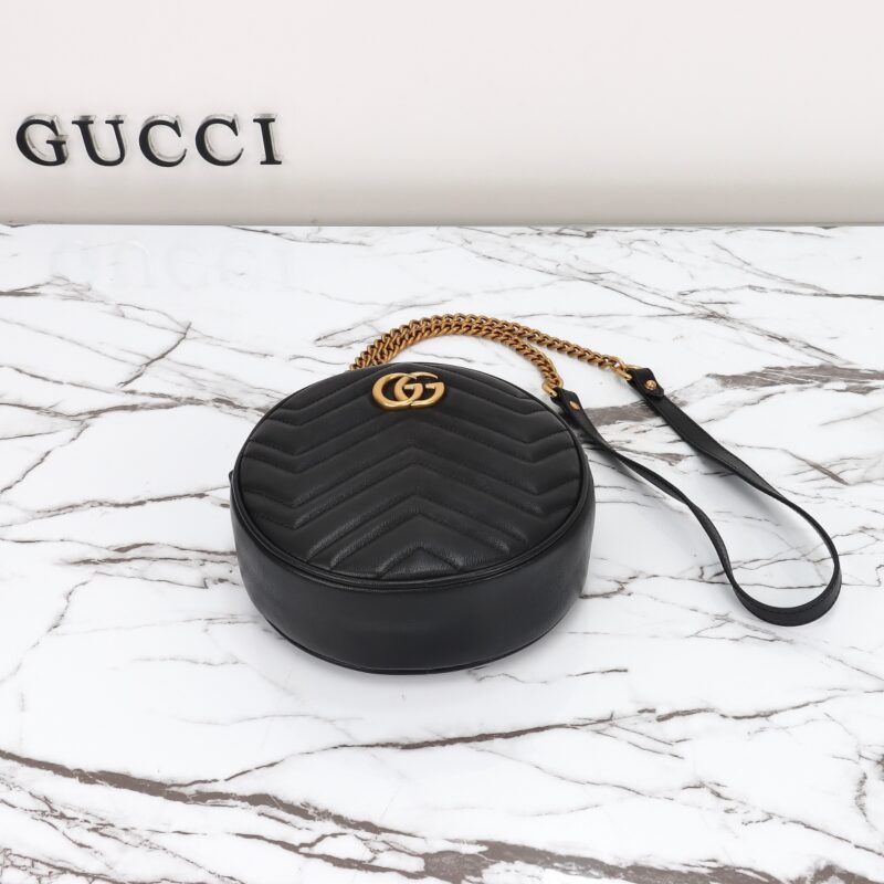 Replica Gucci GG Mormont Round Black1:1High-quality replica