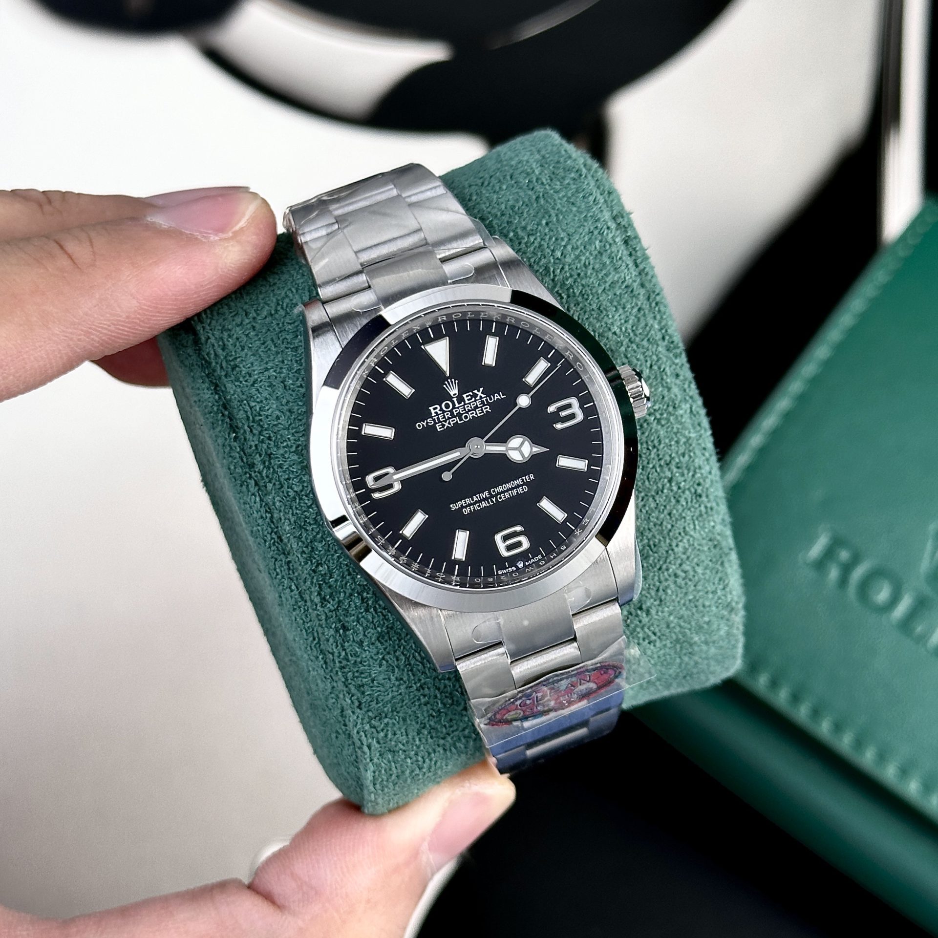 Rolex Replica Watch Explorer 214270 Black Dial Clean Factory 36mm - Elite Watch Atelier