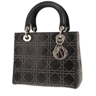Dior Lady Dior handbag in black leather
