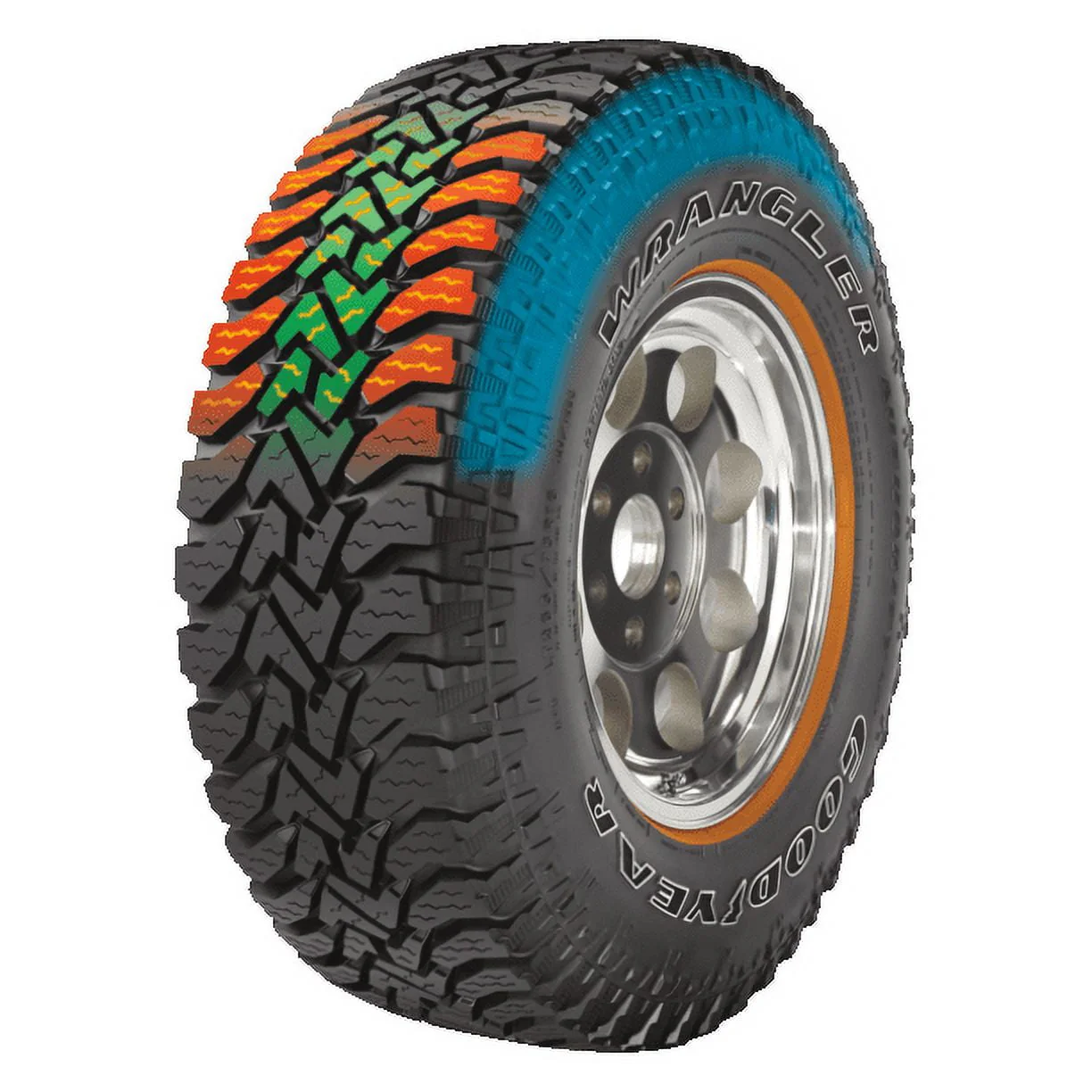 Goodyear Wrangler Authority A/T 31X10.50R15LT 109Q All-Terrain Tire - Image 4