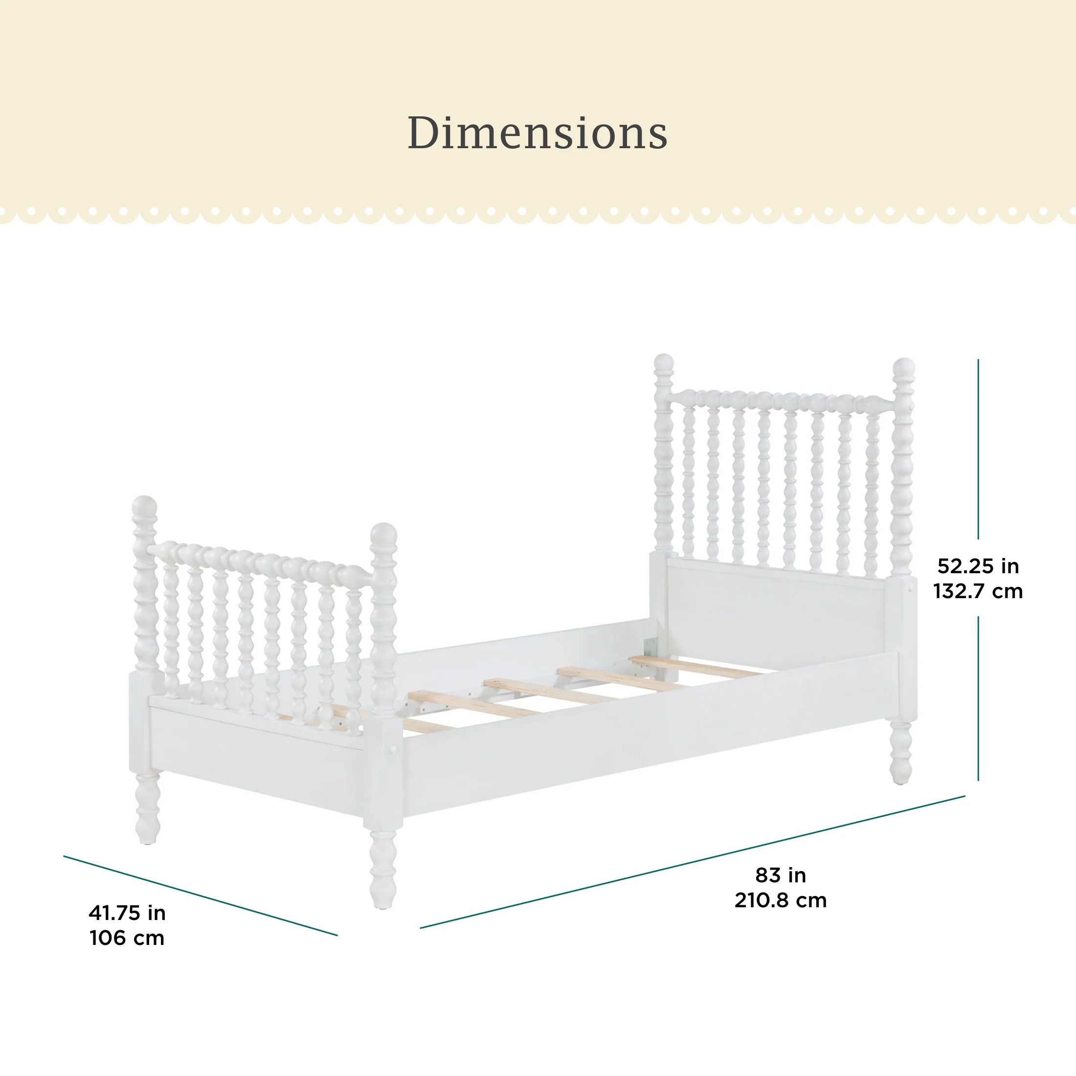 Pioneer Woman Harper Queen-Size Spindle Bed, Homestead Brown - Image 12