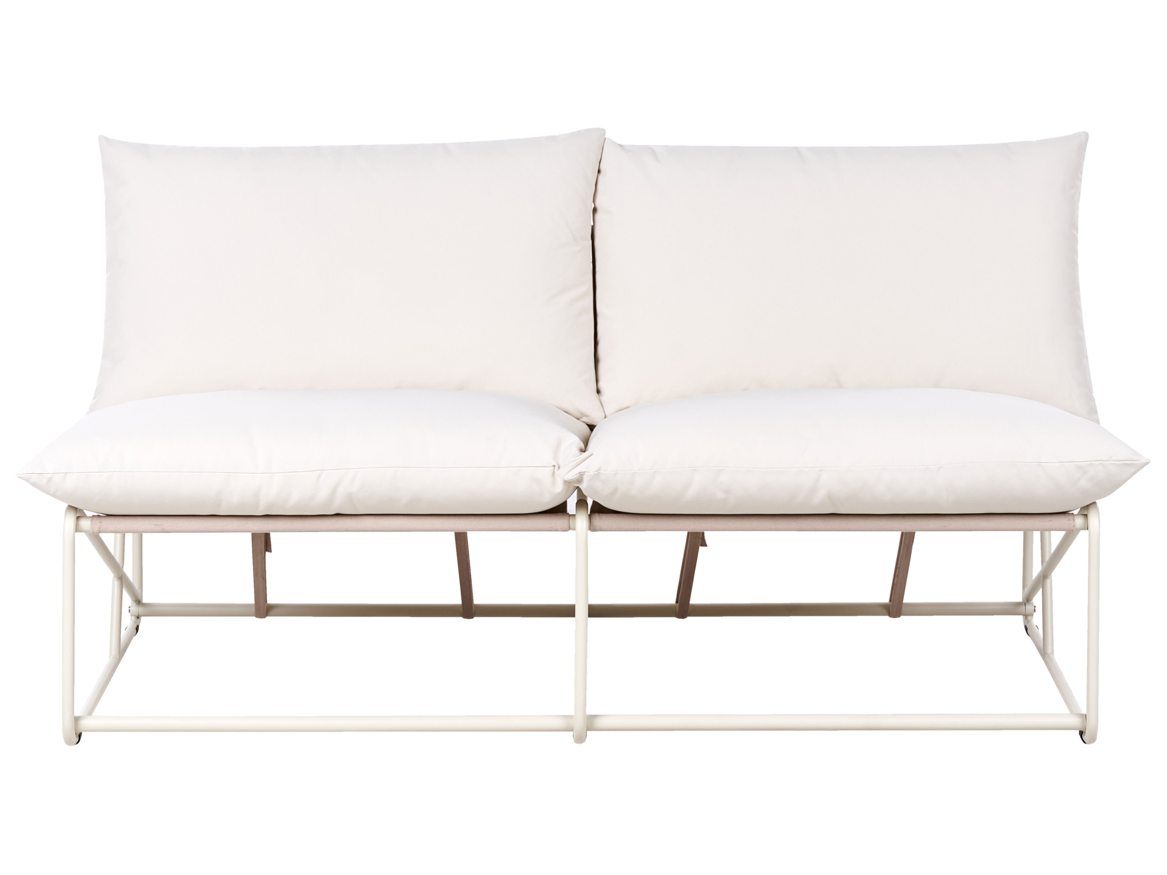 Garden Sofa 2 Seater PICO Metal Light Beige